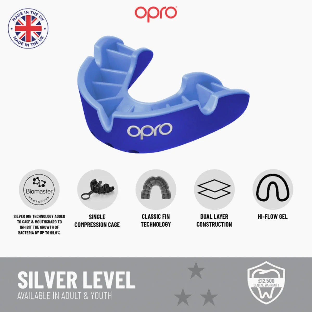 Mouthguard Opro Silver Self-Fit - Image 9