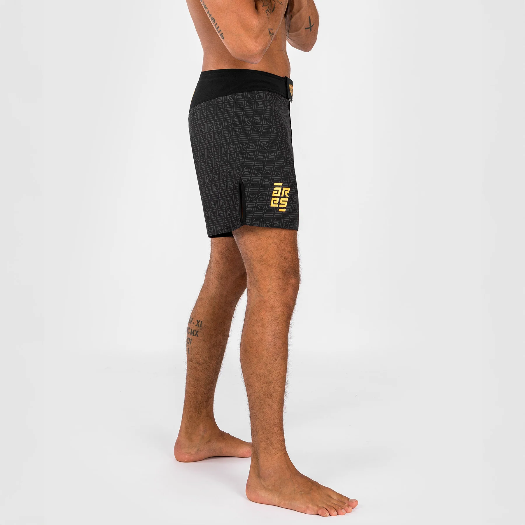 MMA shorts Venum X Ares 2.0 Black-gold  - Image 7