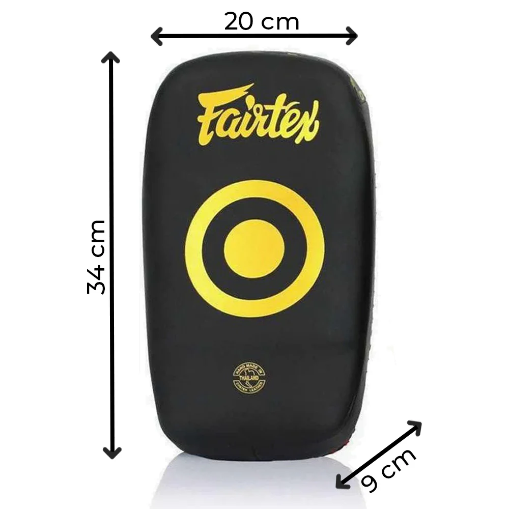 Pao Fairtex Microfiber Curved Small KPLC6 Black-gold  - Image 11