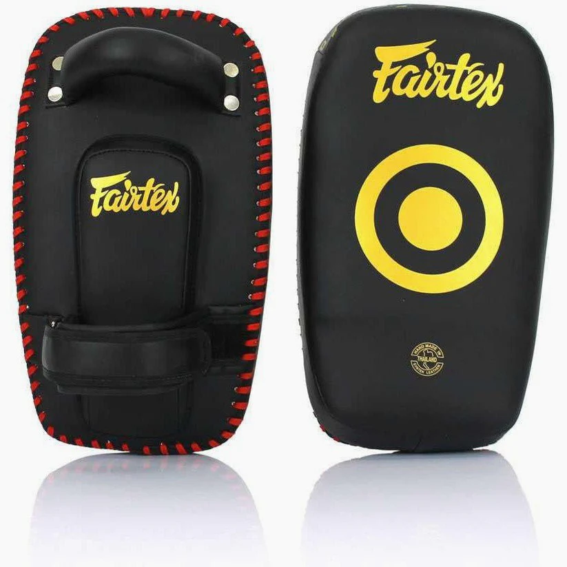 Pao Fairtex Microfiber Curved Small KPLC6 Black-gold  - Image 2