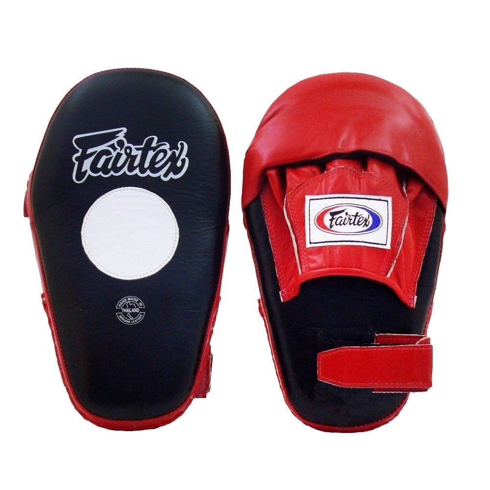 Punch mitts Fairtex Pro Angular FMV8 Black-red - Image 2