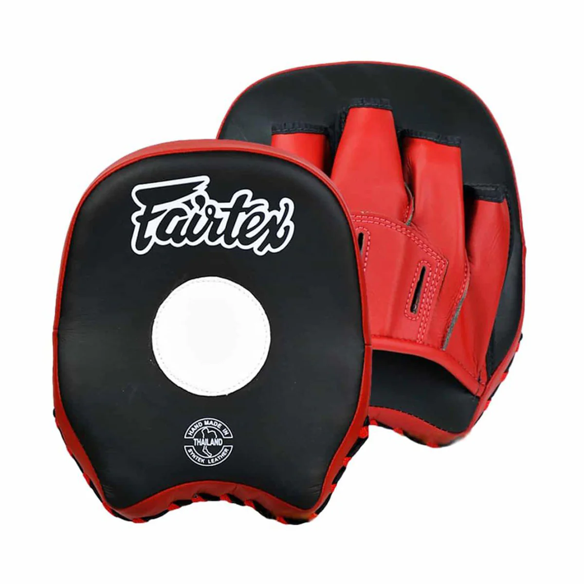 Punch mitts Fairtex Short FMV14 Black-red  - Image 4