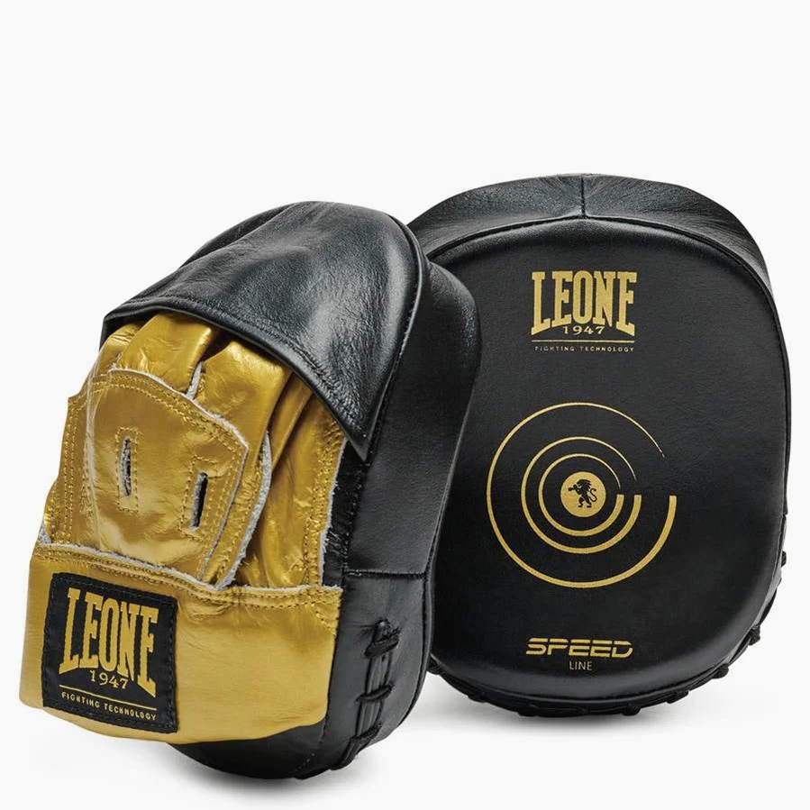 Punch mitts Leone Speed Line GM510 Black-gold 