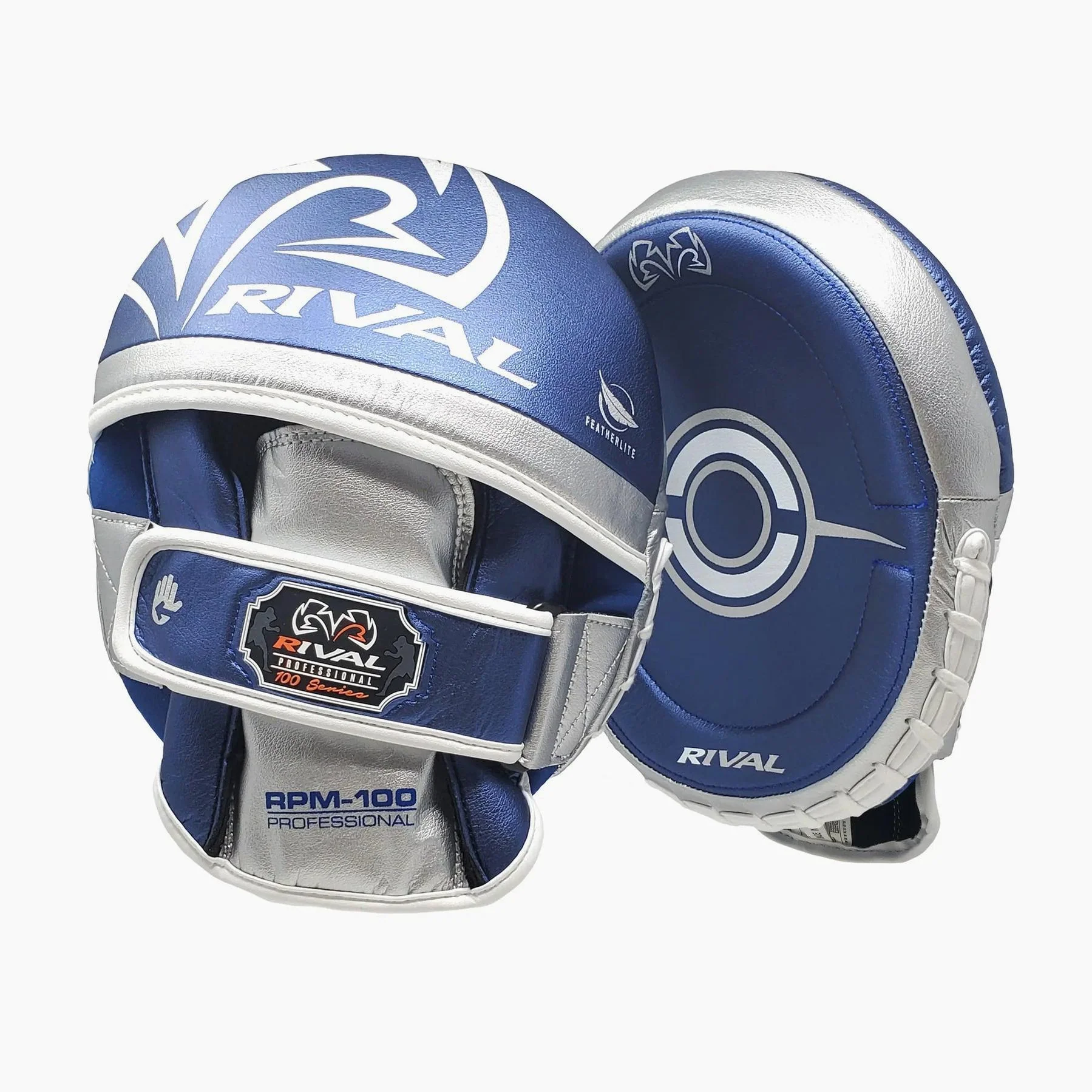 Punch mitts Rival Professional RPM100 Blue-Silver 