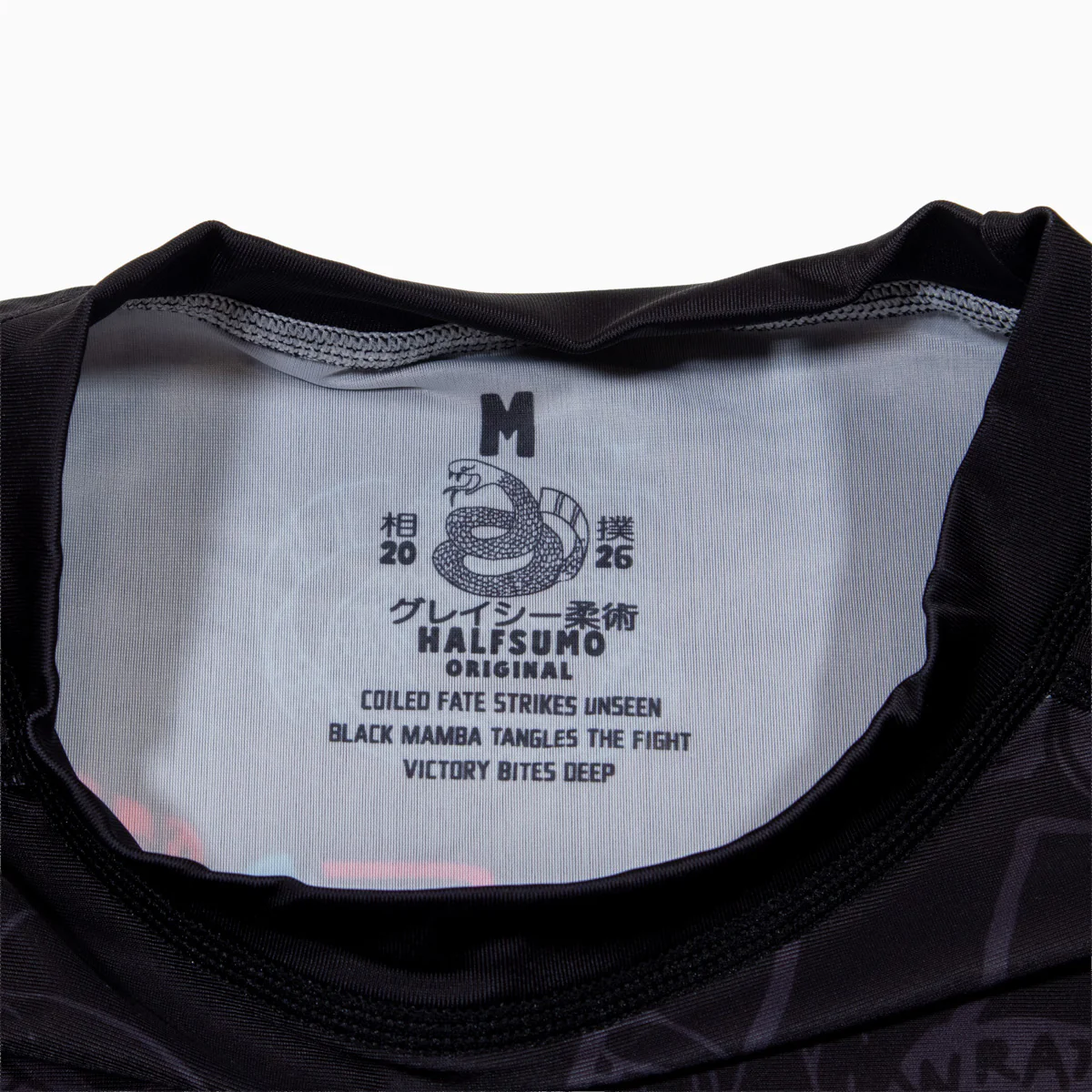 Rashguard Half Sumo Black Mamba Neon long sleeves  - Image 5