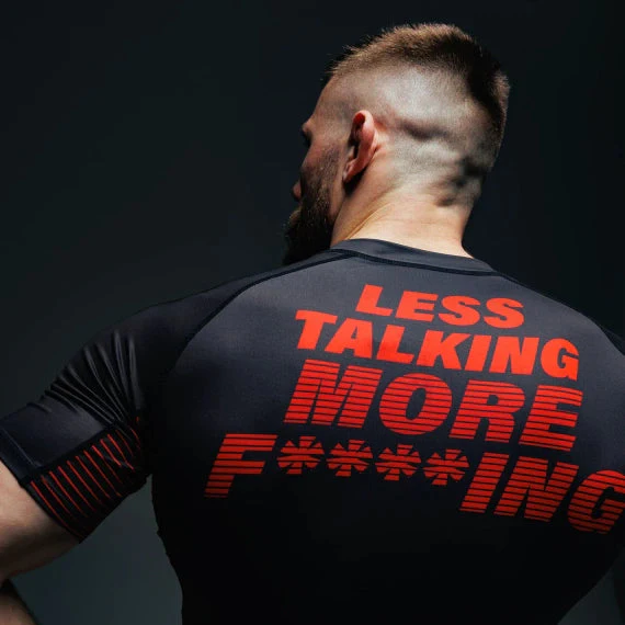 Rashguard Manto Fighting short sleeves Black - Image 4