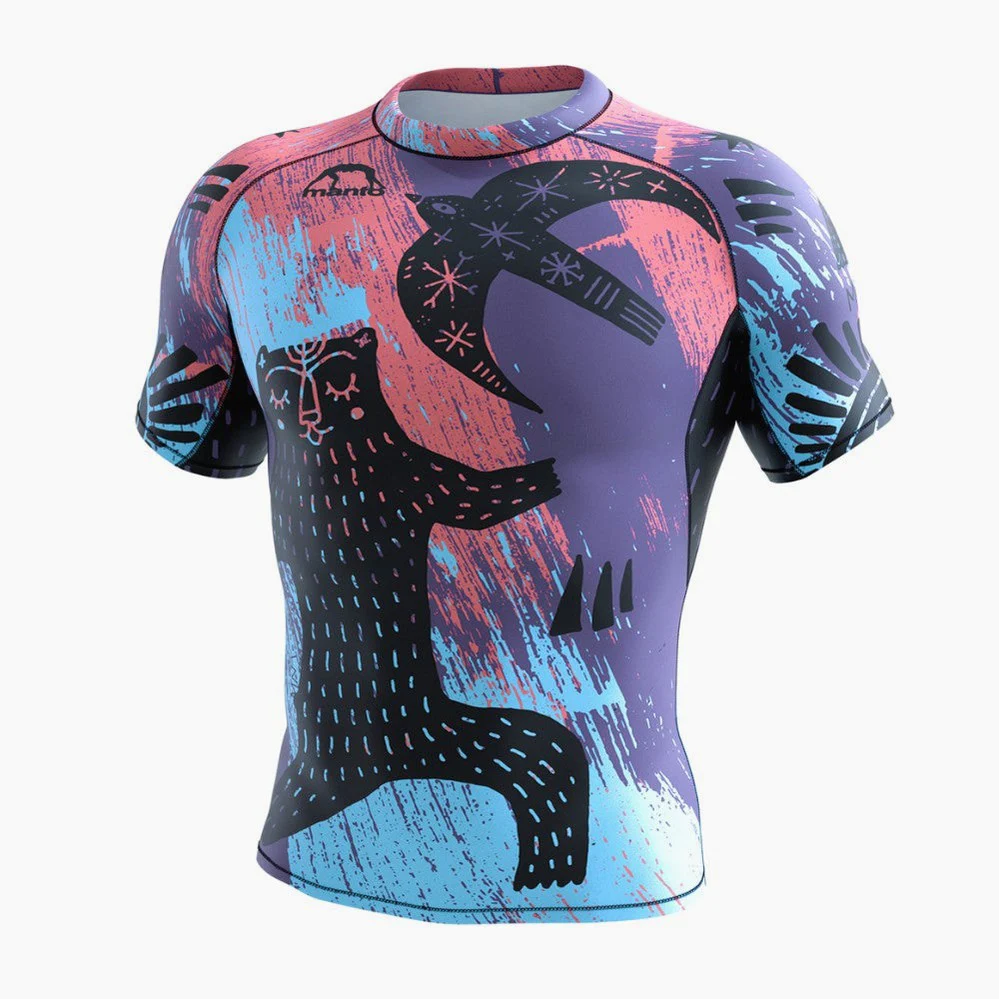 Rashguard Manto Short sleeve livings Multicolour 