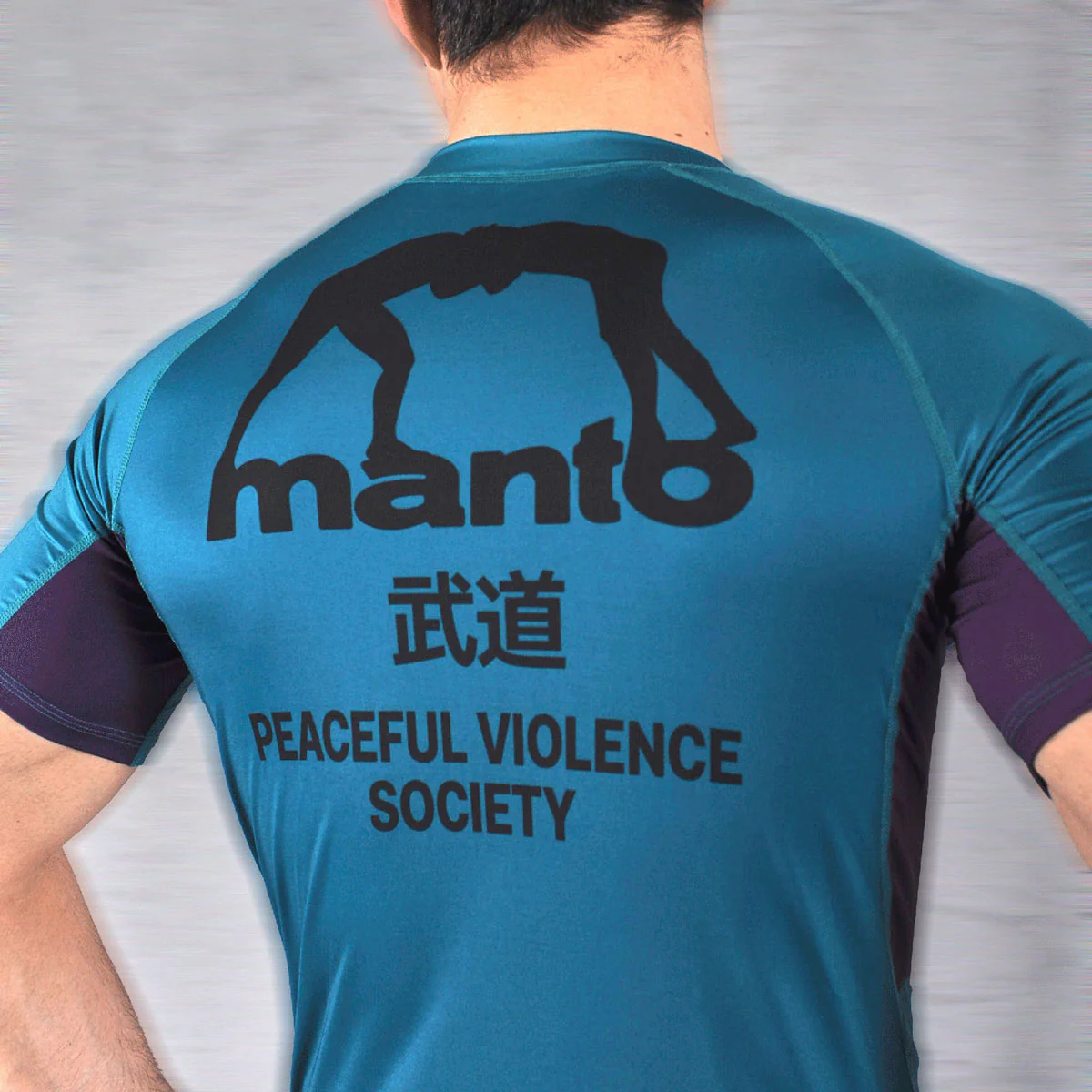 Rashguard Manto Society short sleeves Green  - Image 4