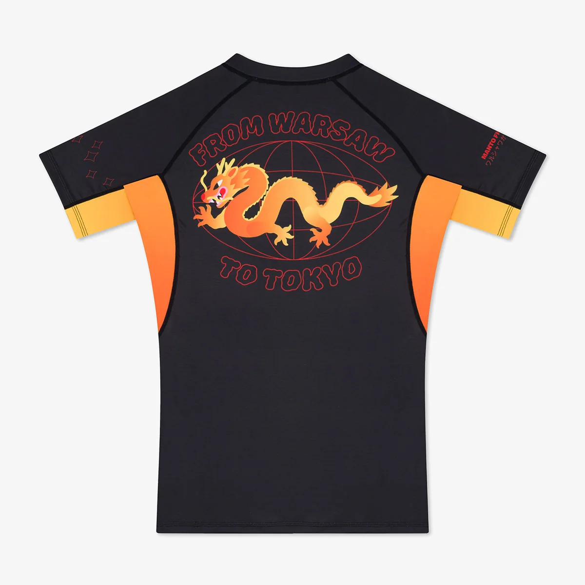 Rashguard Manto Warsaw To Tokyo short sleeves Black  - Image 2