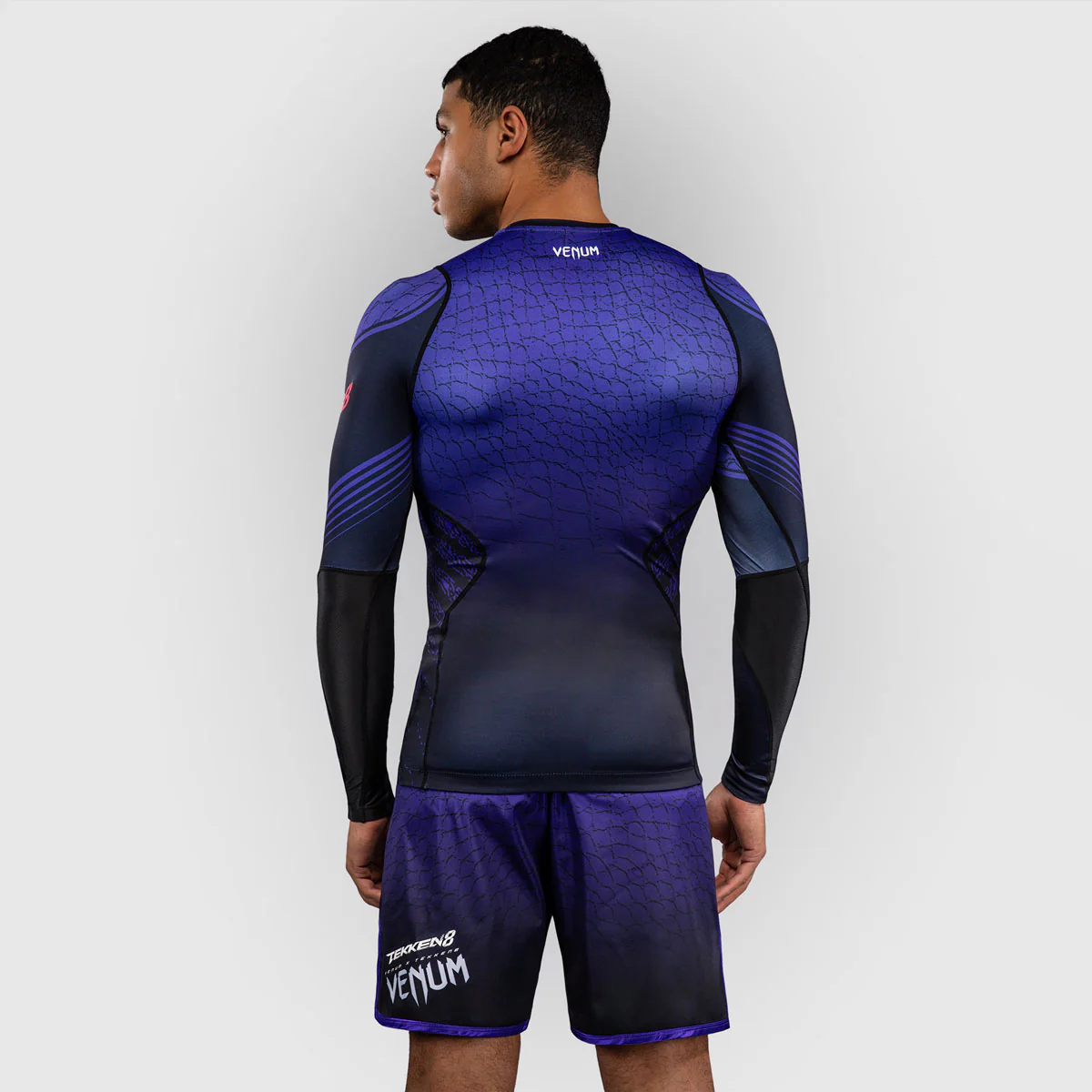 Rashguard Venum Tekken 8 Kazuya long sleeves Black-purple  - Image 4