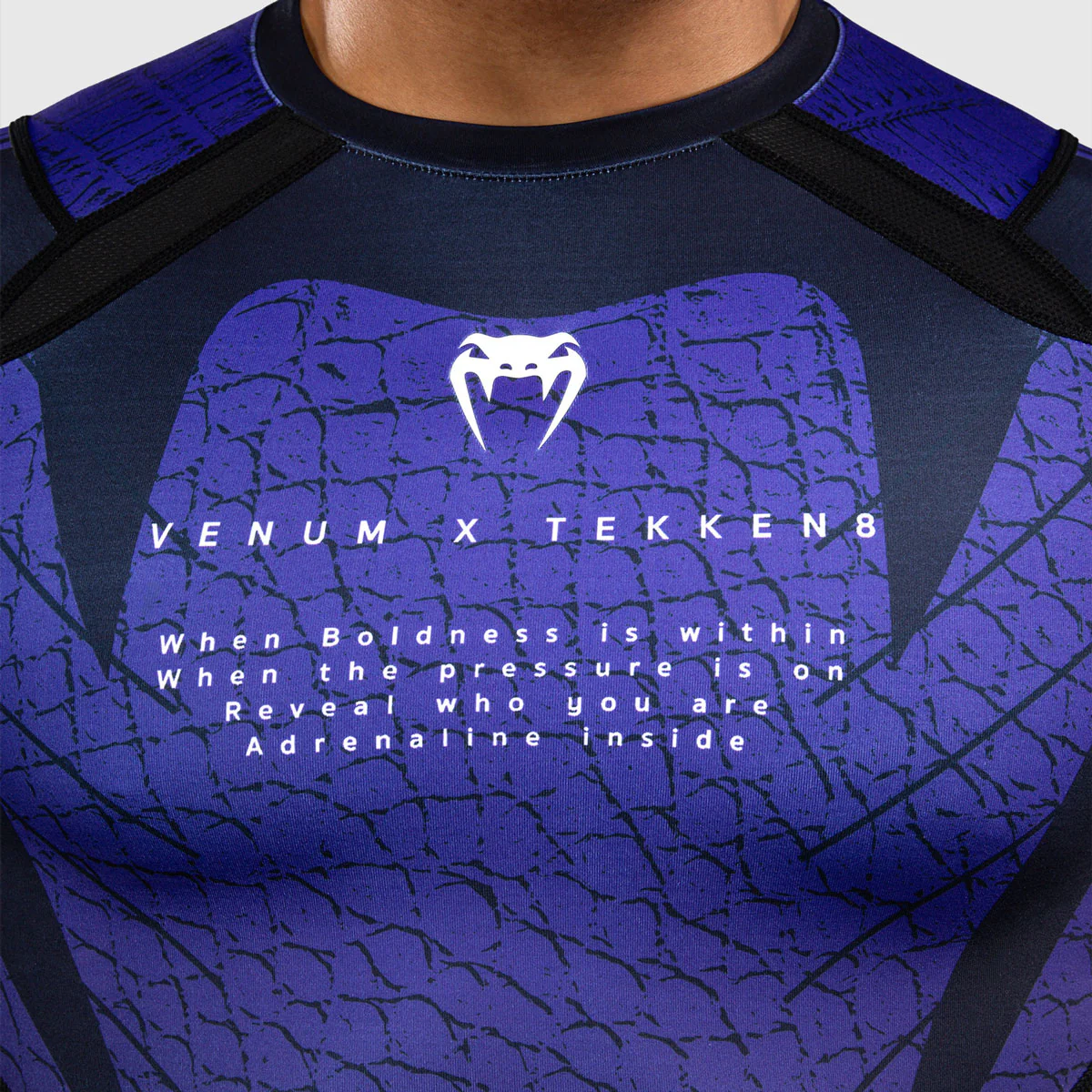 Rashguard Venum Tekken 8 Kazuya long sleeves Black-purple  - Image 5
