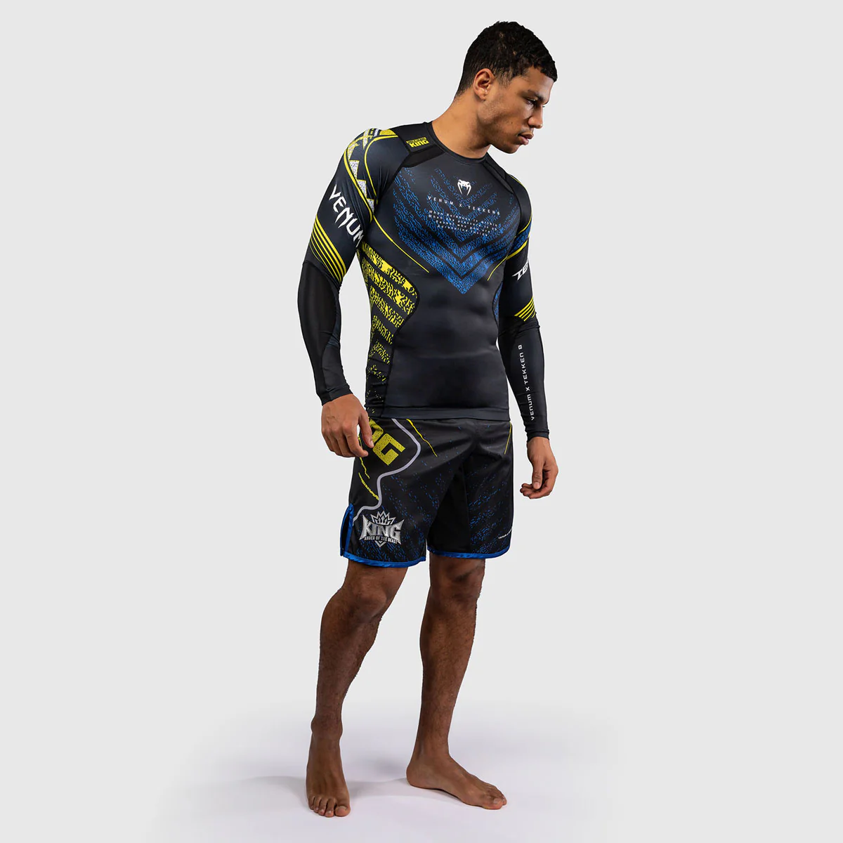 Rashguard Venum Tekken 8 King long sleeves Black-yellow - Image 4
