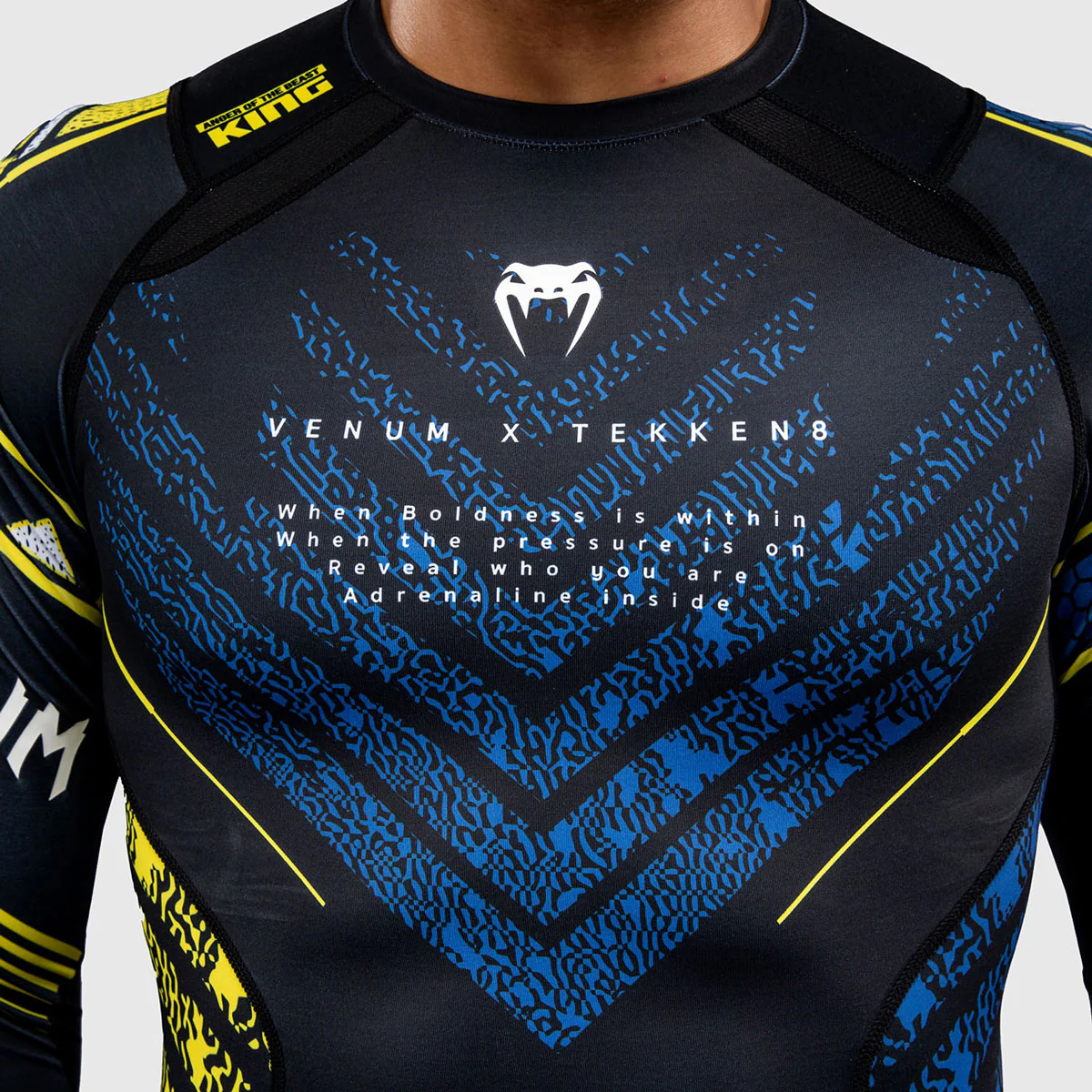Rashguard Venum Tekken 8 King long sleeves Black-yellow - Image 5