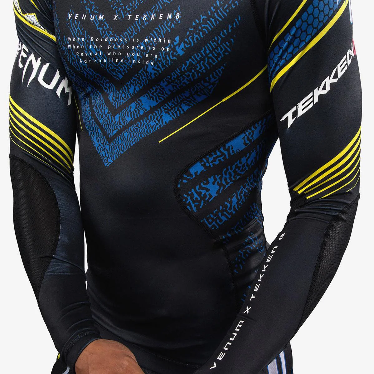 Rashguard Venum Tekken 8 King long sleeves Black-yellow - Image 6