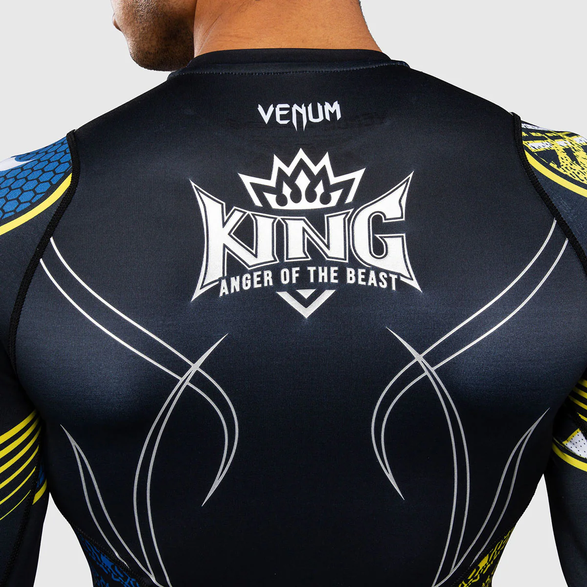 Rashguard Venum Tekken 8 King long sleeves Black-yellow - Image 8