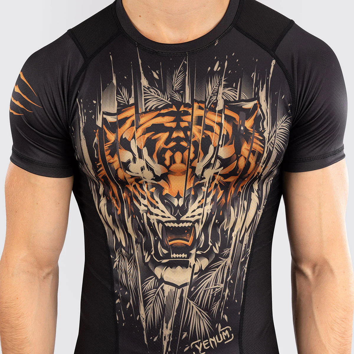 Rashguard Venum Tiger short sleeves Black  - Image 5
