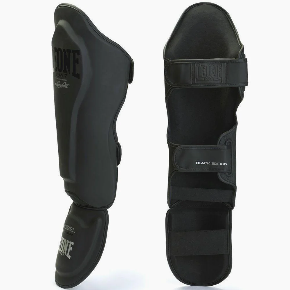 Shinguards Leone Black Edition PT119