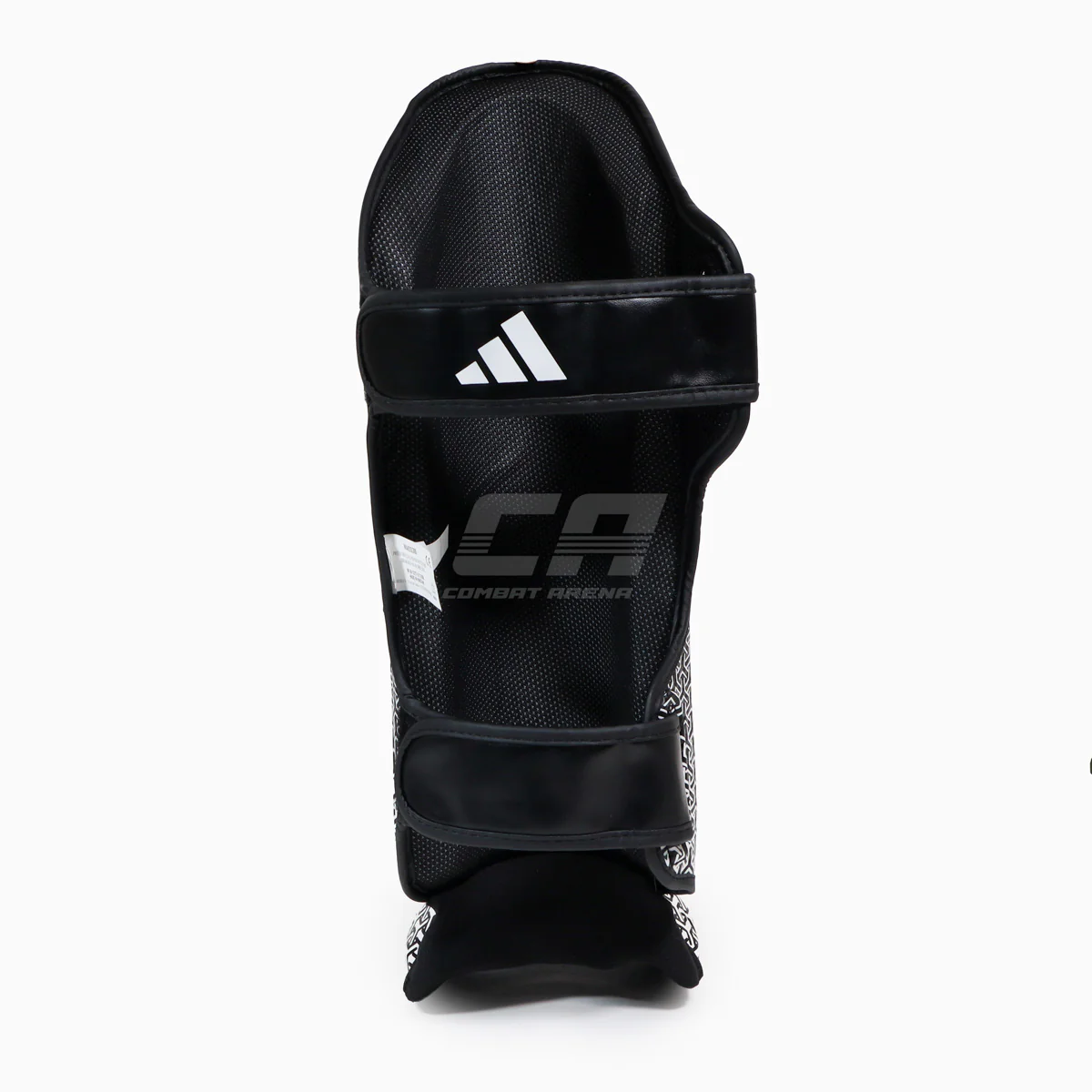 Shinguards with foot guard Adidas Pro Kickboxing WAKO Black-white - Image 2