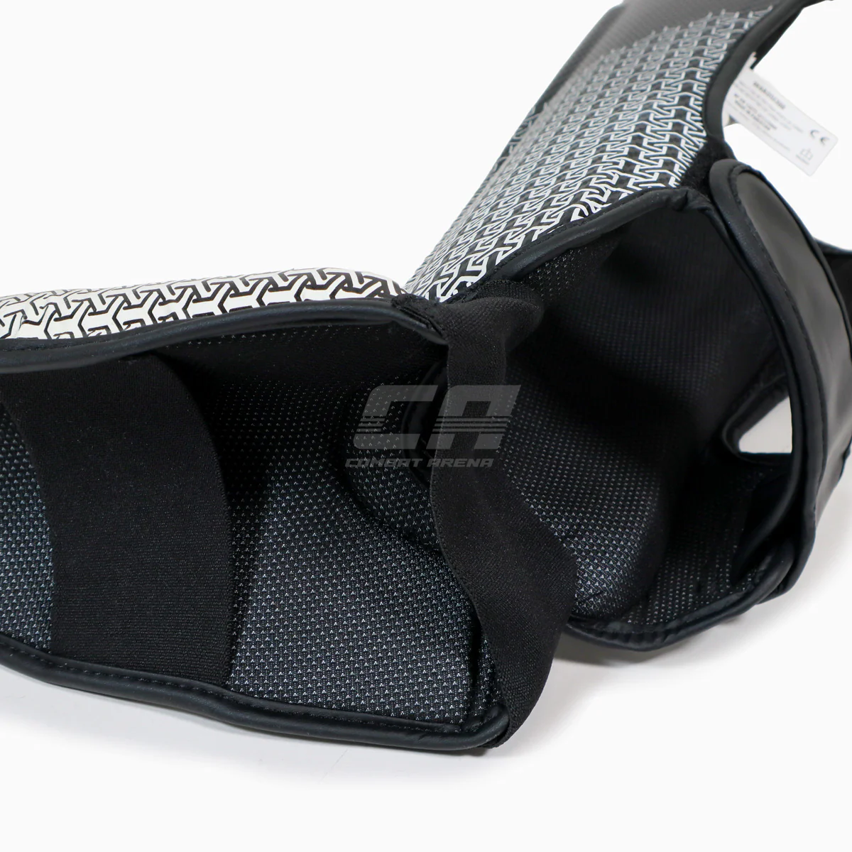 Shinguards with foot guard Adidas Pro Kickboxing WAKO Black-white - Image 7