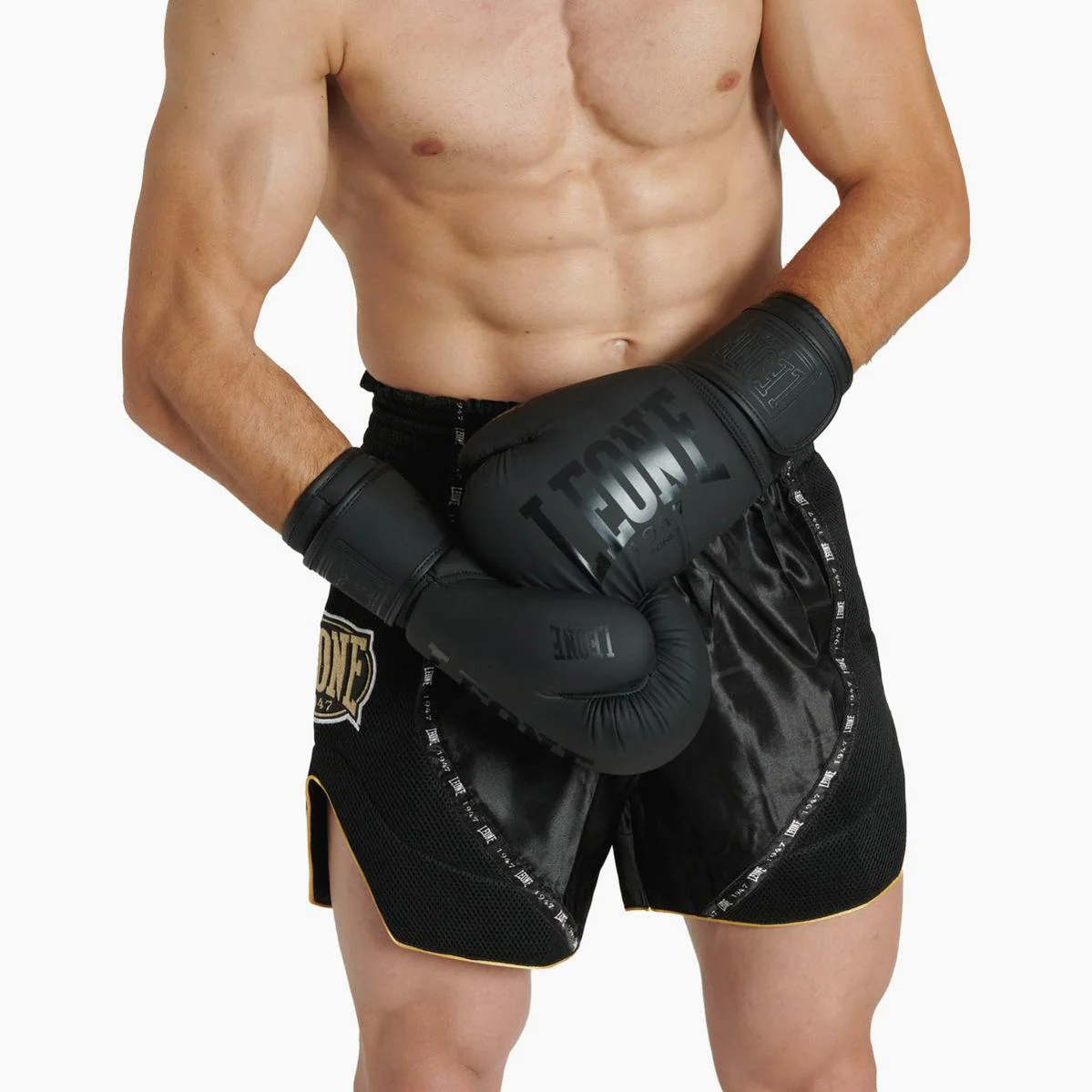 Shorts kick-thai Leone Classic AB881 Black  - Image 7