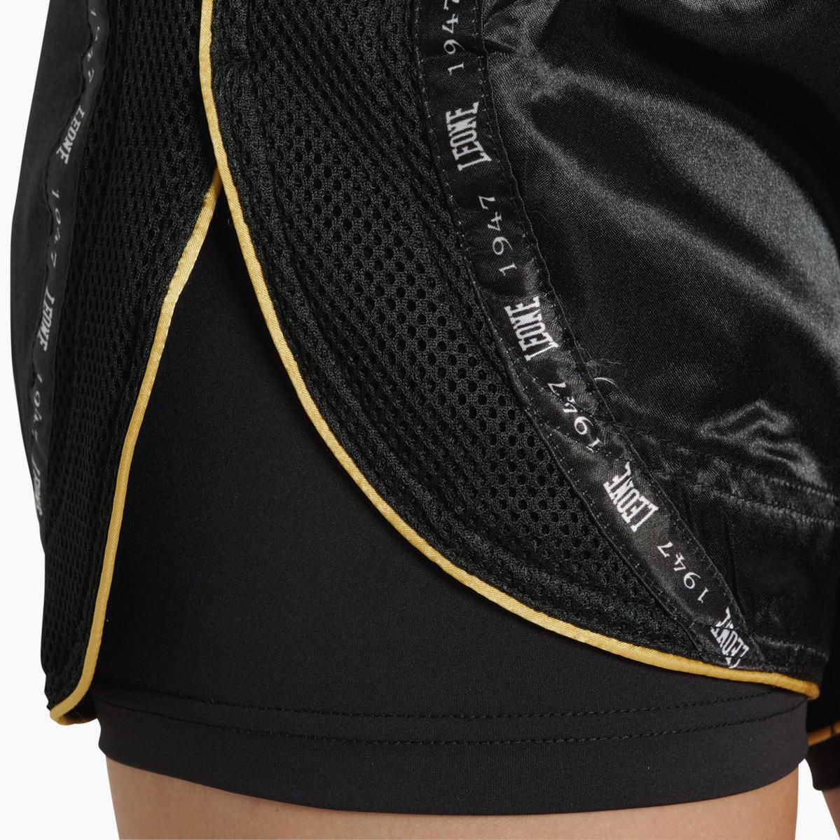 Shorts kick-thai woman Leone Classic AB882 Black  - Image 4