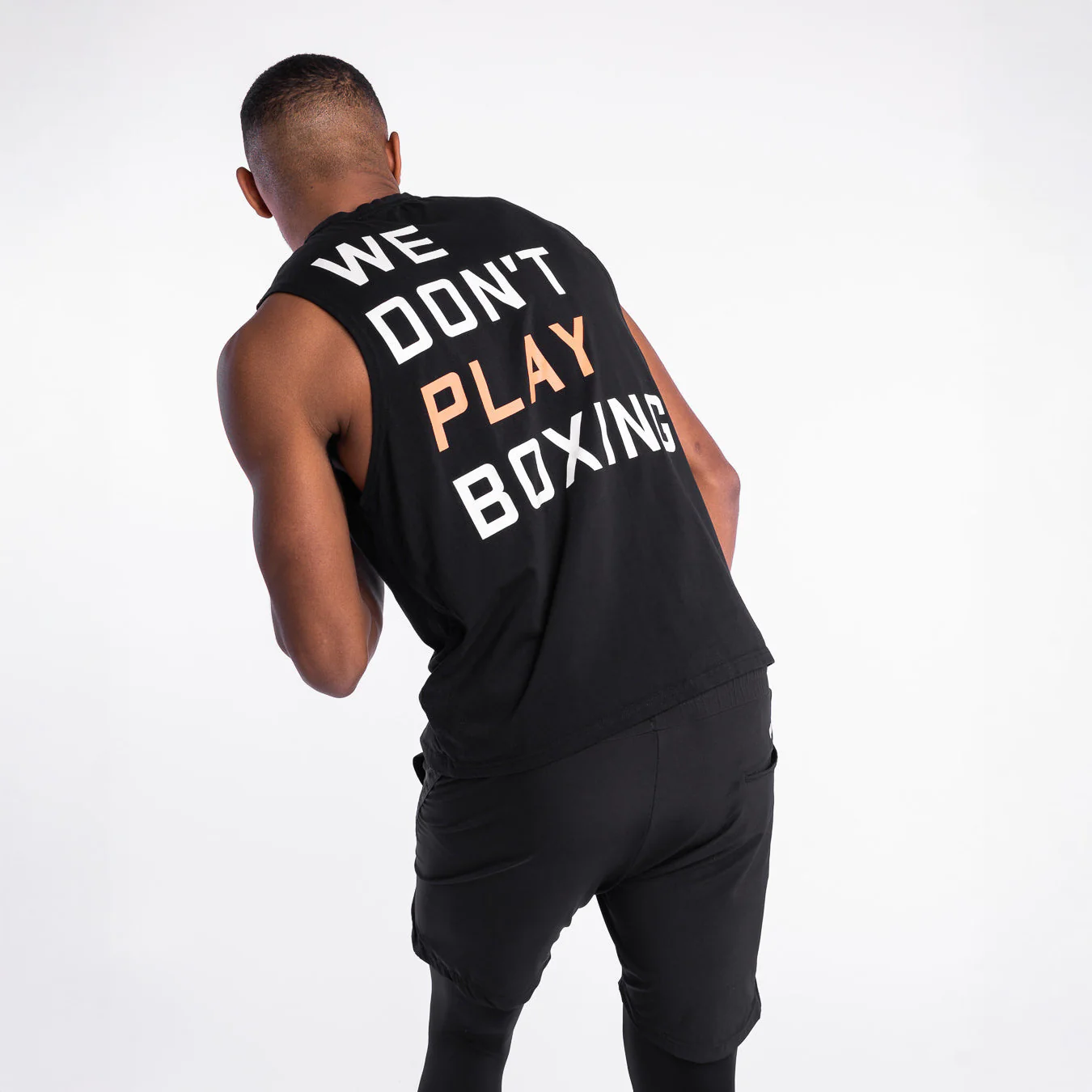 Sleeveless t-shirt Boxraw We Don't Play Boxing Black  - Image 4