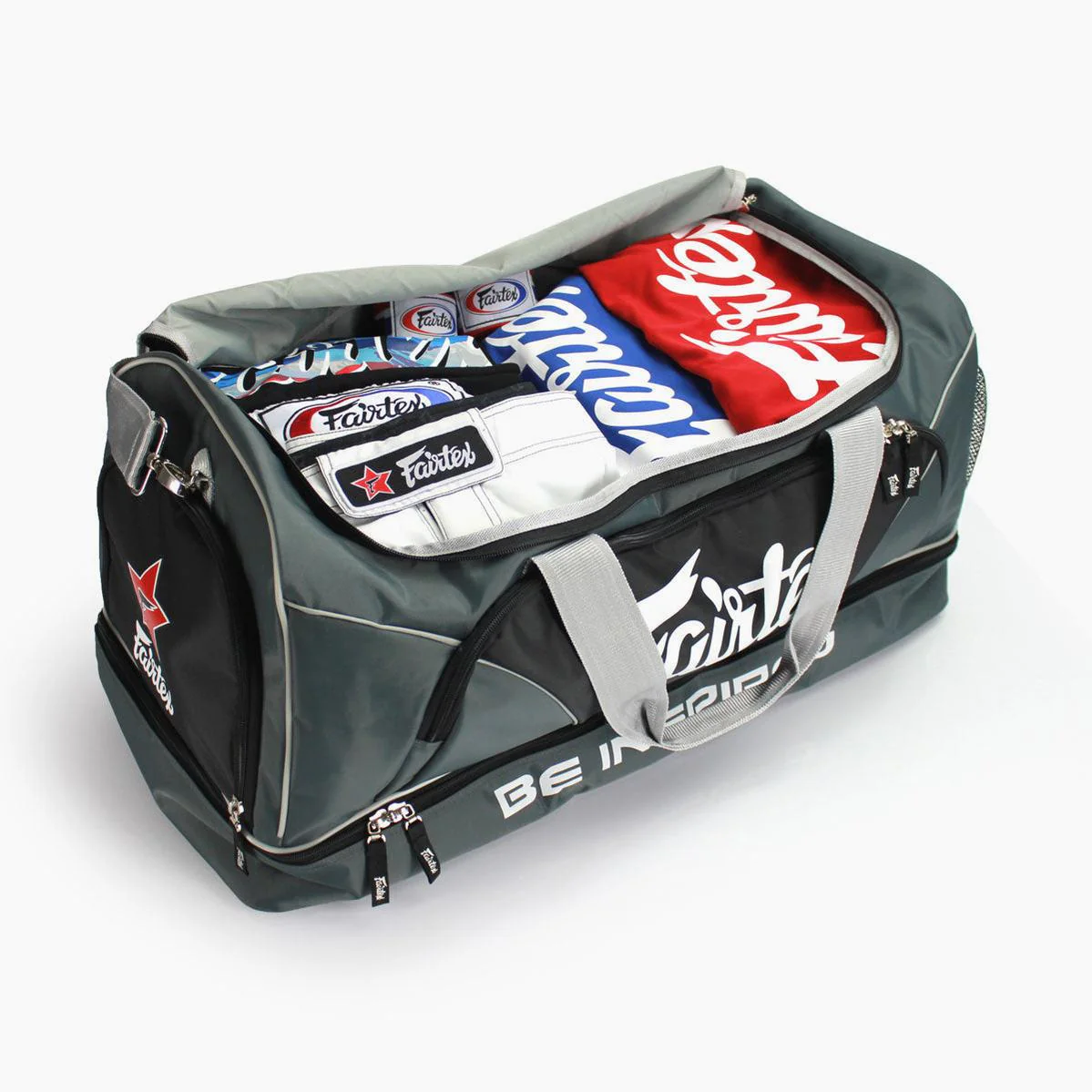 Sports bag from gym Fairtex BAG2 Gray-black  - Image 6