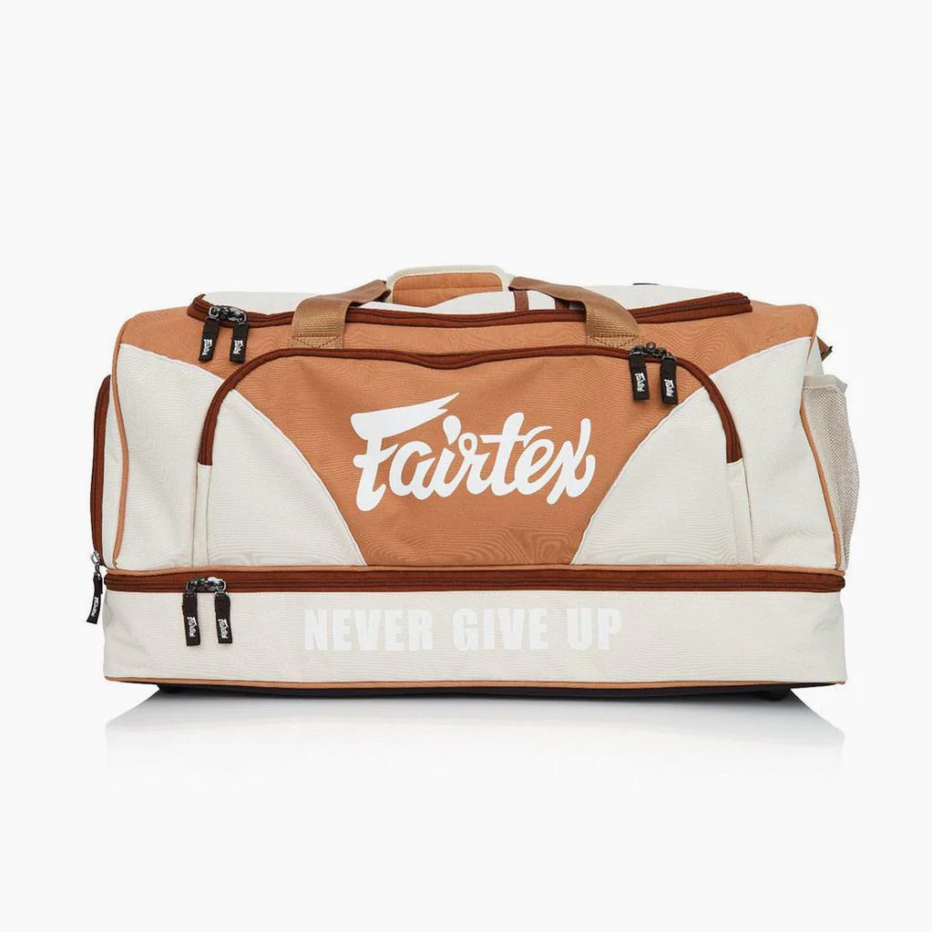 Sports bag gym bag Fairtex BAG2 Khaki-orange  - Image 2