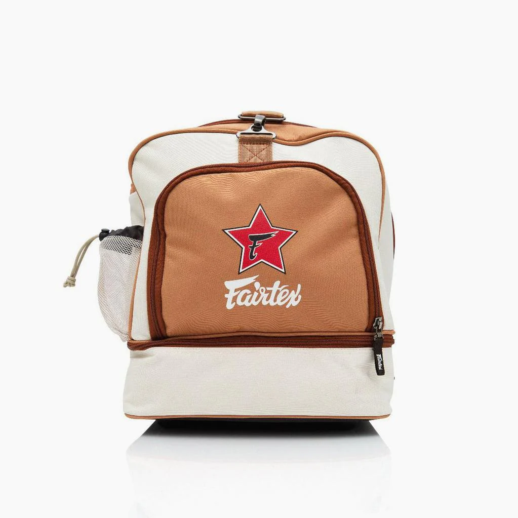 Sports bag gym bag Fairtex BAG2 Khaki-orange  - Image 3