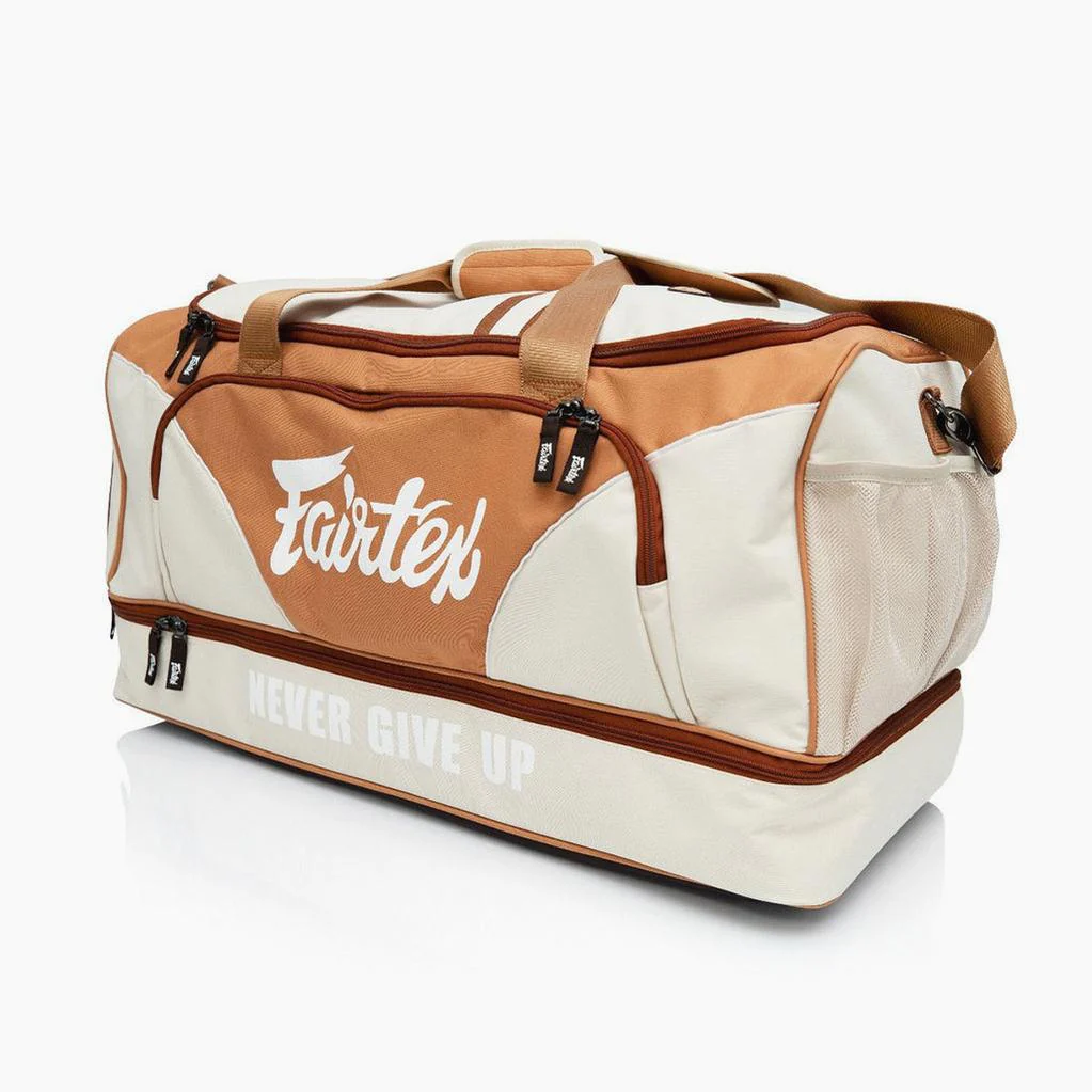 Sports bag gym bag Fairtex BAG2 Khaki-orange  - Image 4