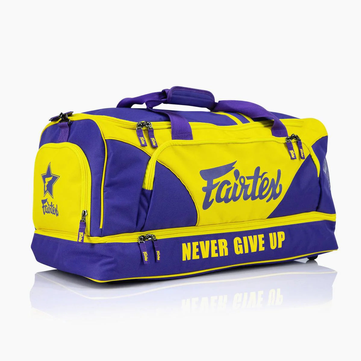 Sports bag from gym Fairtex BAG2 Purple-yellow