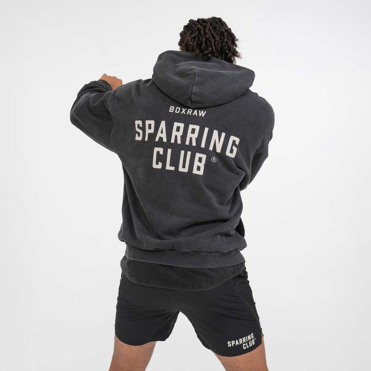 Sweatshirt Boxraw Sparring Club Oversize with hood and zipper 