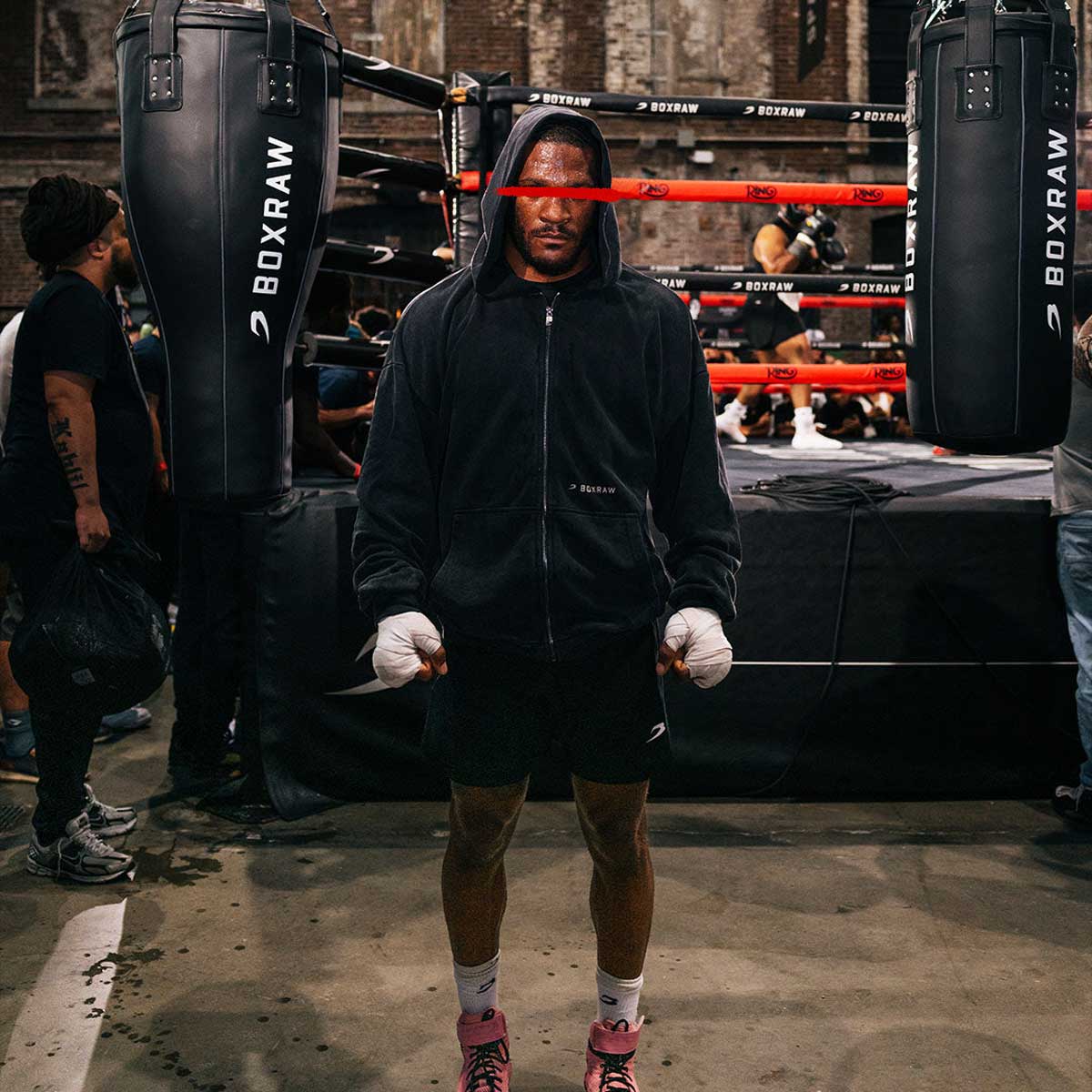 Sweatshirt Boxraw Sparring Club Oversize with hood and zipper  - Image 11