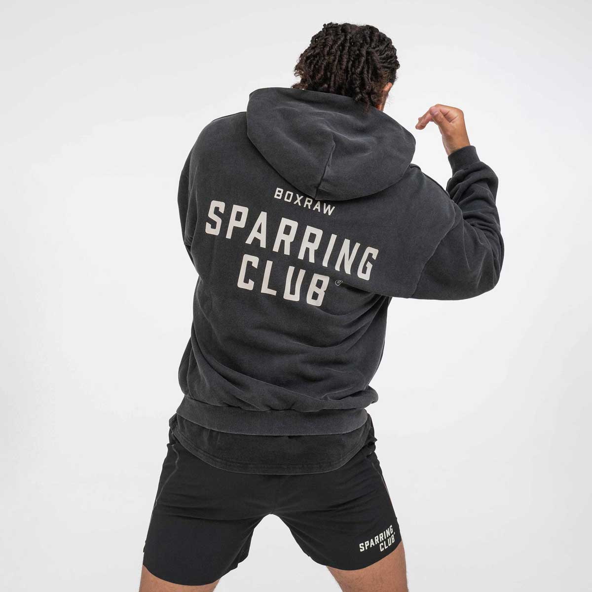 Sweatshirt Boxraw Sparring Club Oversize with hood and zipper  - Image 6