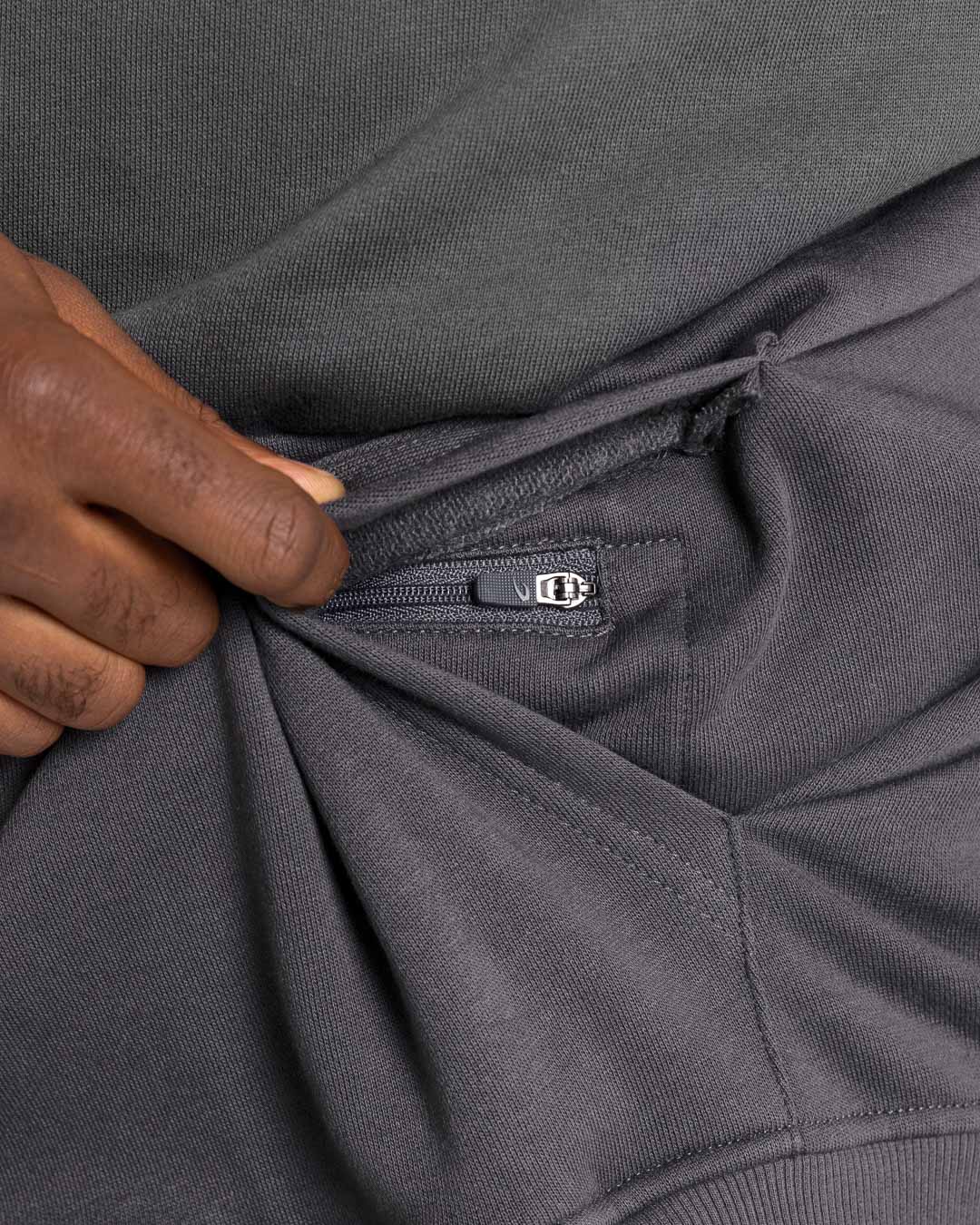 Sweatshirt Boxraw We Don't Play Boxing oversize with hood Gray-pink  - Image 9