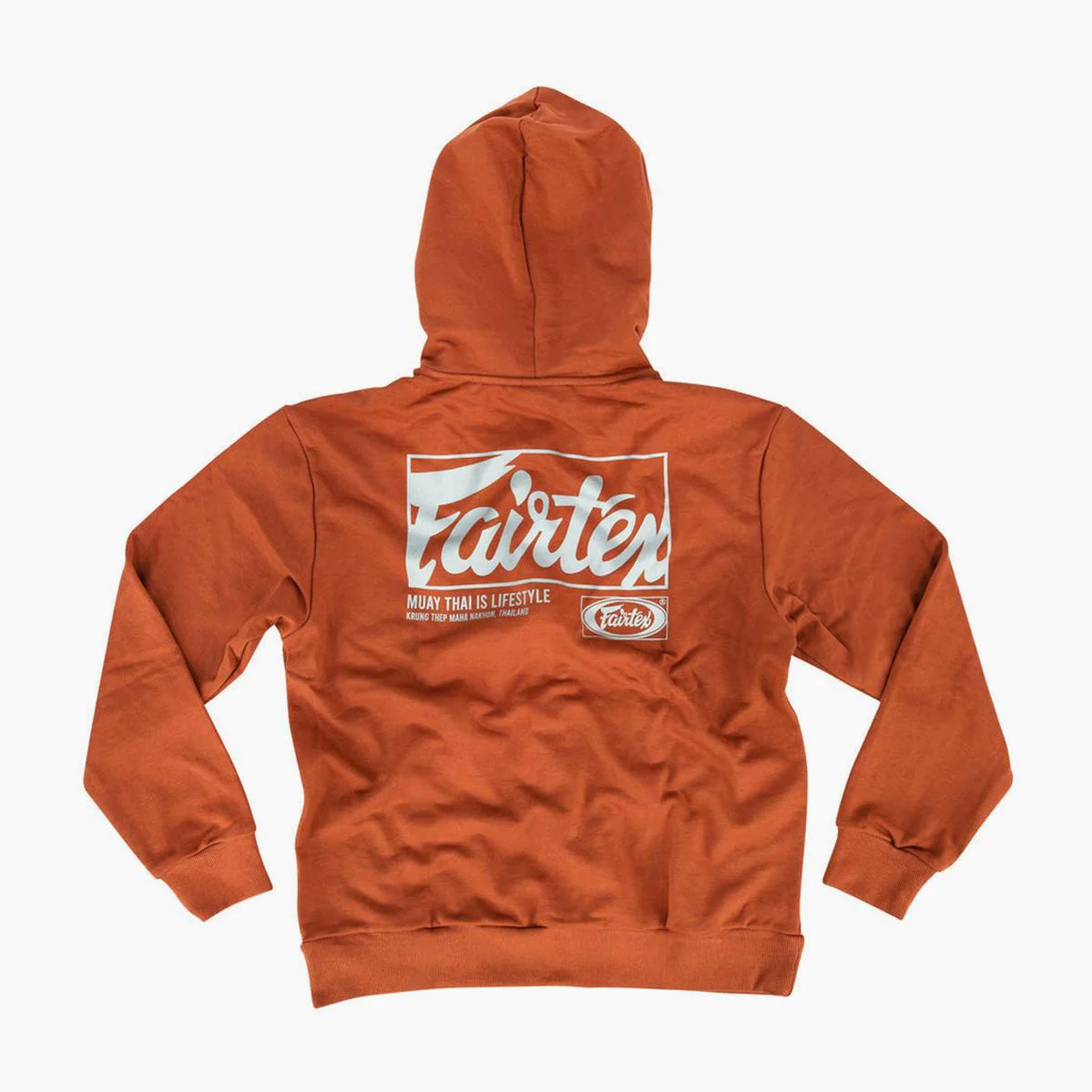 Sweatshirt Fairtex FHS22 with Orange hood  - Image 2