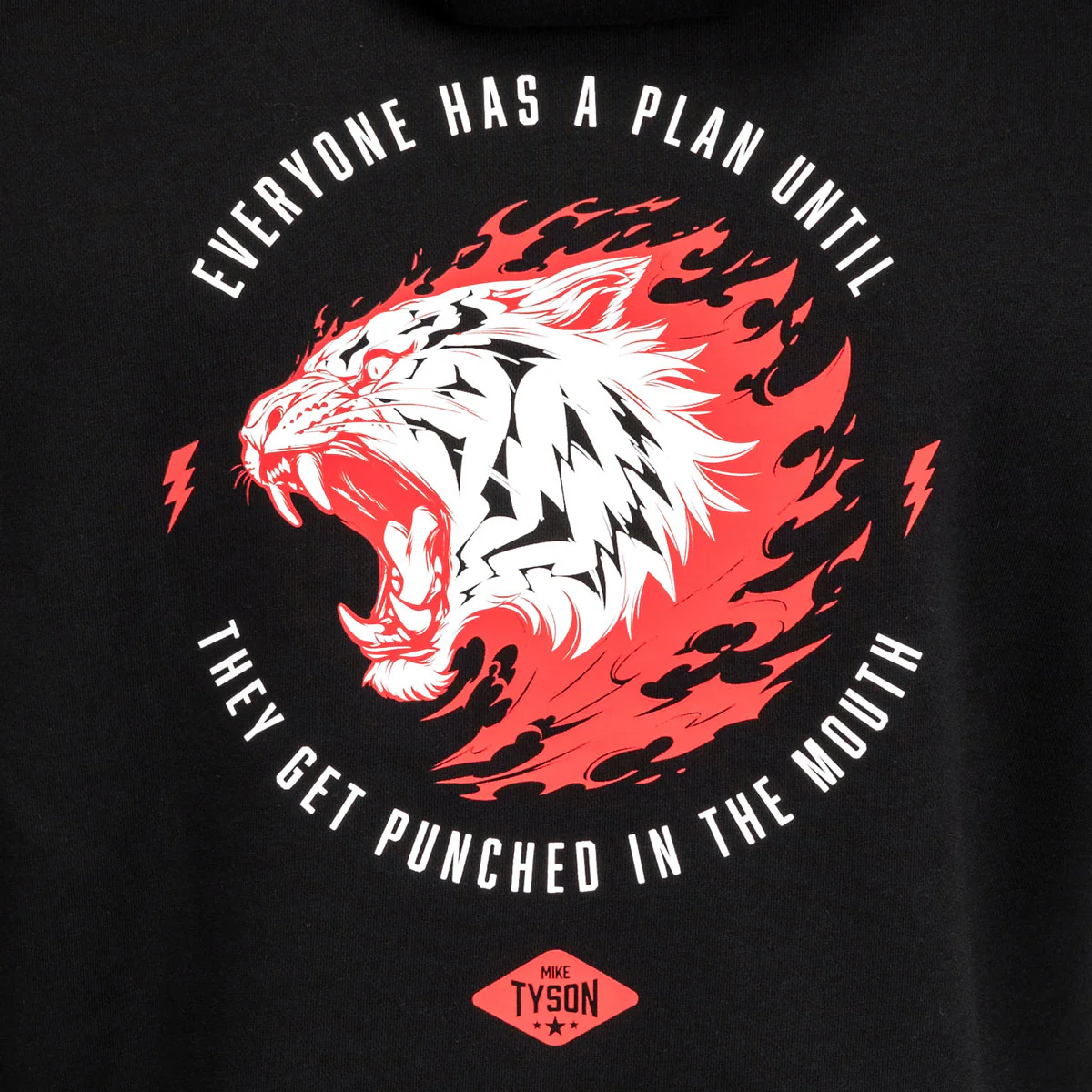 Sweatshirt Venum x Mike Tyson Tiger with hood Black  - Image 9