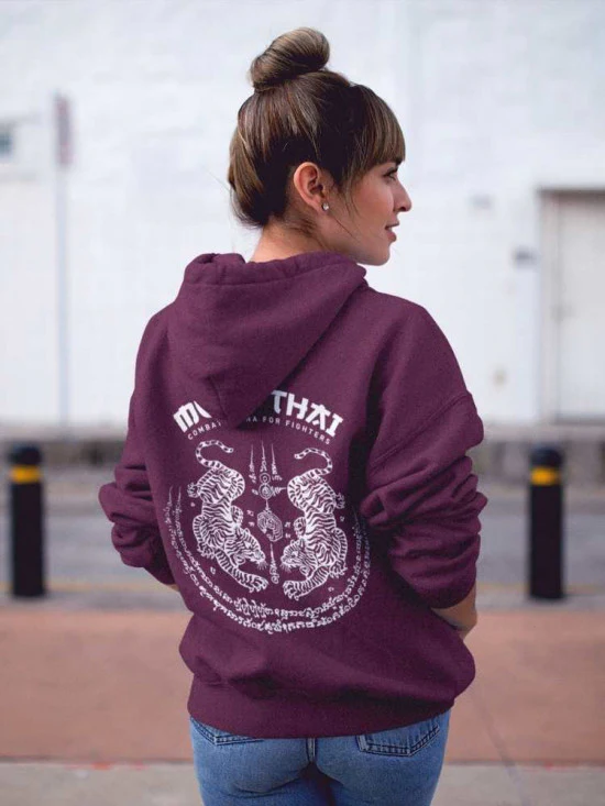 Sweatshirt woman Combat Arena Muay Thai-gers with hood - Image 7