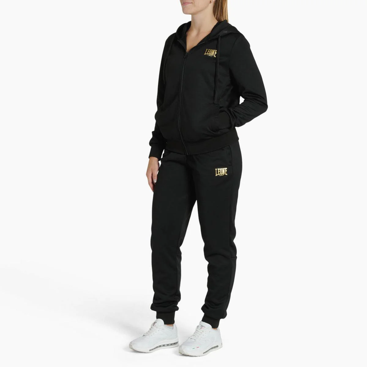 Sweatshirt woman Leone DNA with hood and zip ABX730  - Image 3