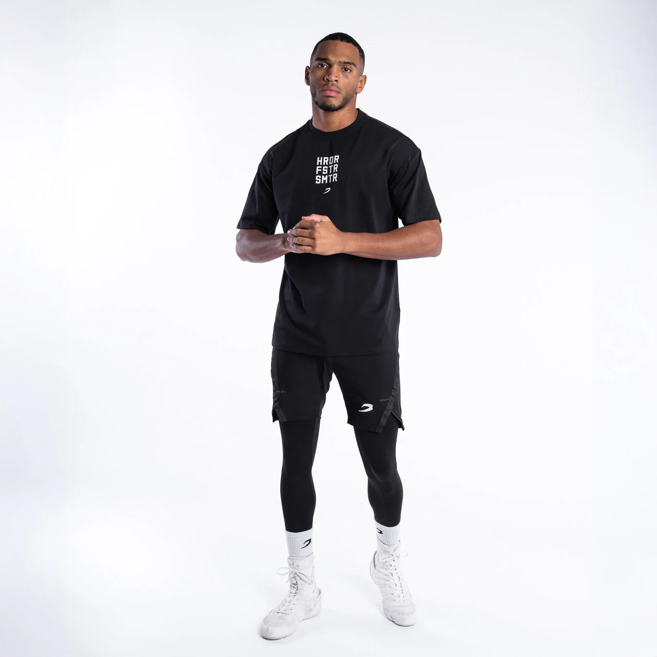 T-shirt Boxraw HRDR FSTR SMTR Oversize Black  - Image 6