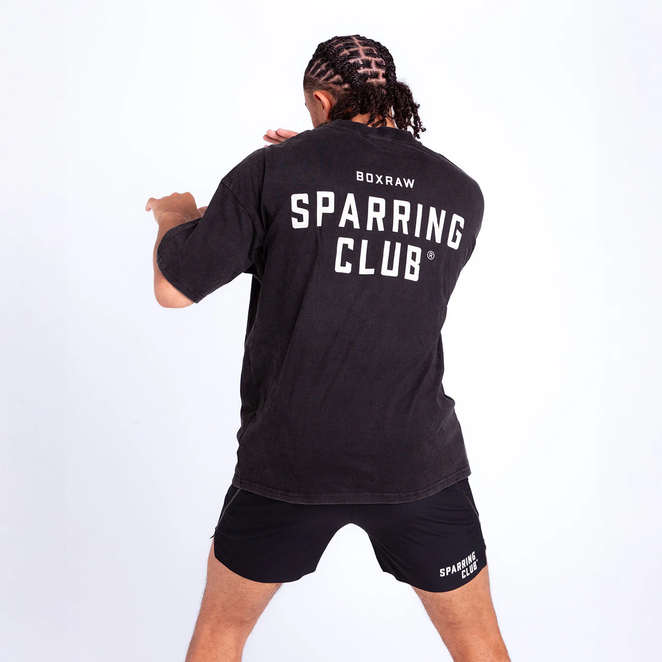 T-shirt Boxraw Sparring Club Oversize Black