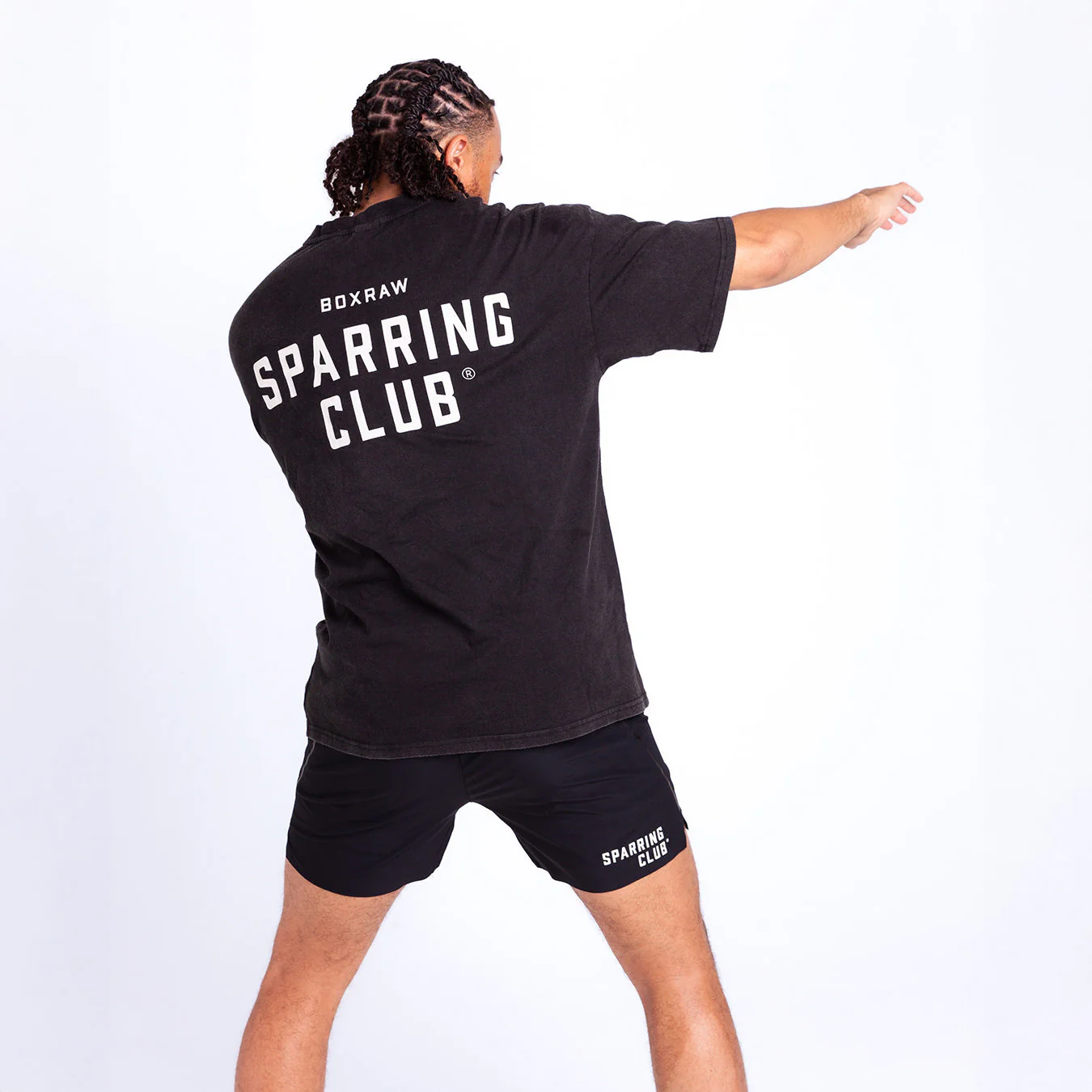 T-shirt Boxraw Sparring Club Oversize Black - Image 6