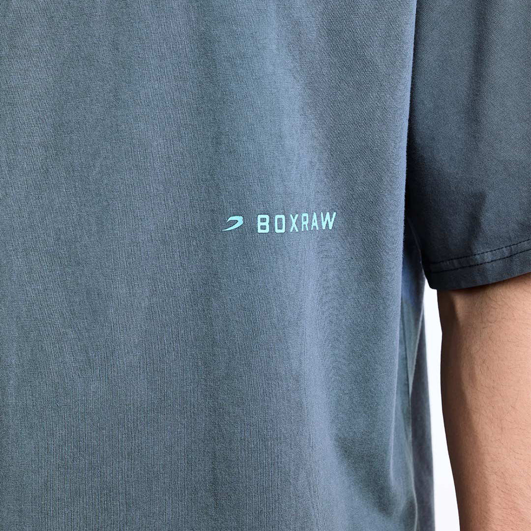 T-shirt Boxraw Sparring Club Oversize Gray - Image 9