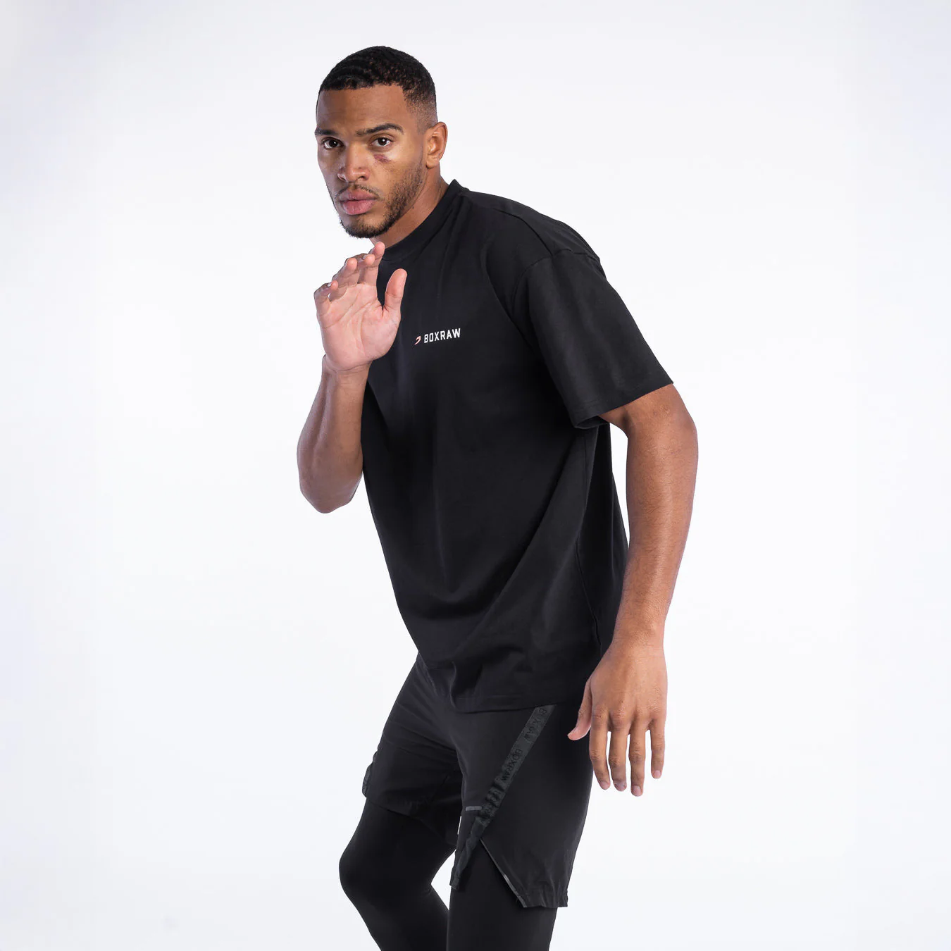 T-shirt Boxraw We Don't Play Boxing Oversize Black  - Image 4