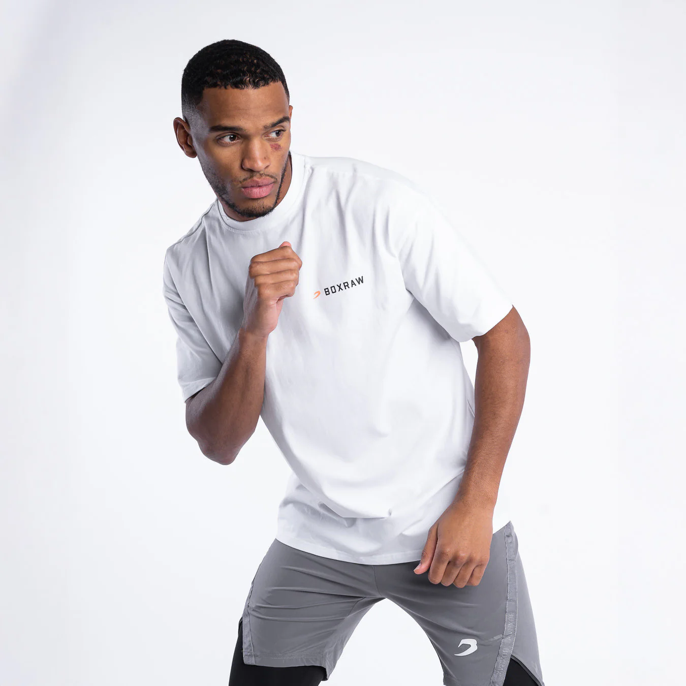 T-shirt Boxraw We Don't Play Boxing Oversize White - Image 5
