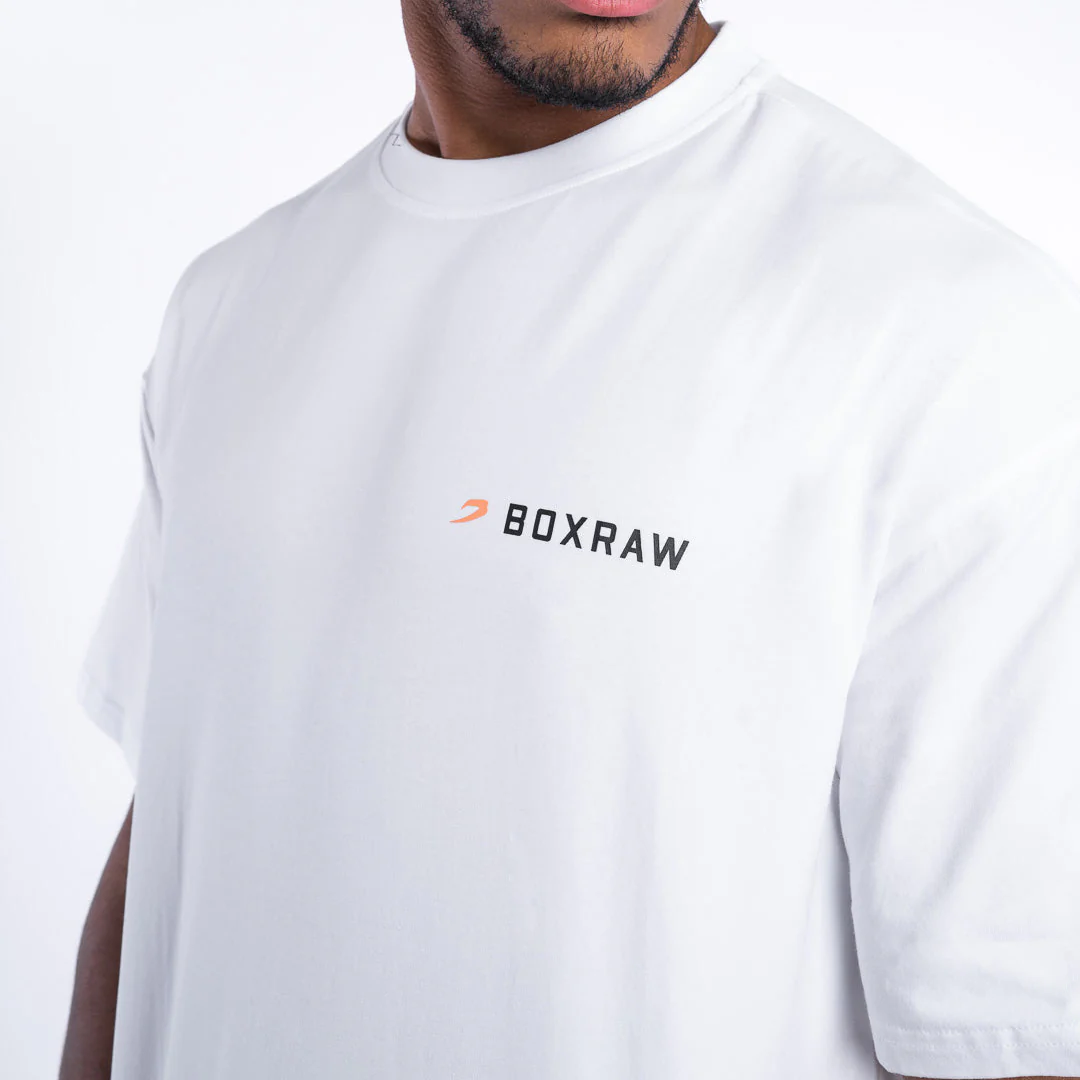 T-shirt Boxraw We Don't Play Boxing Oversize White - Image 7