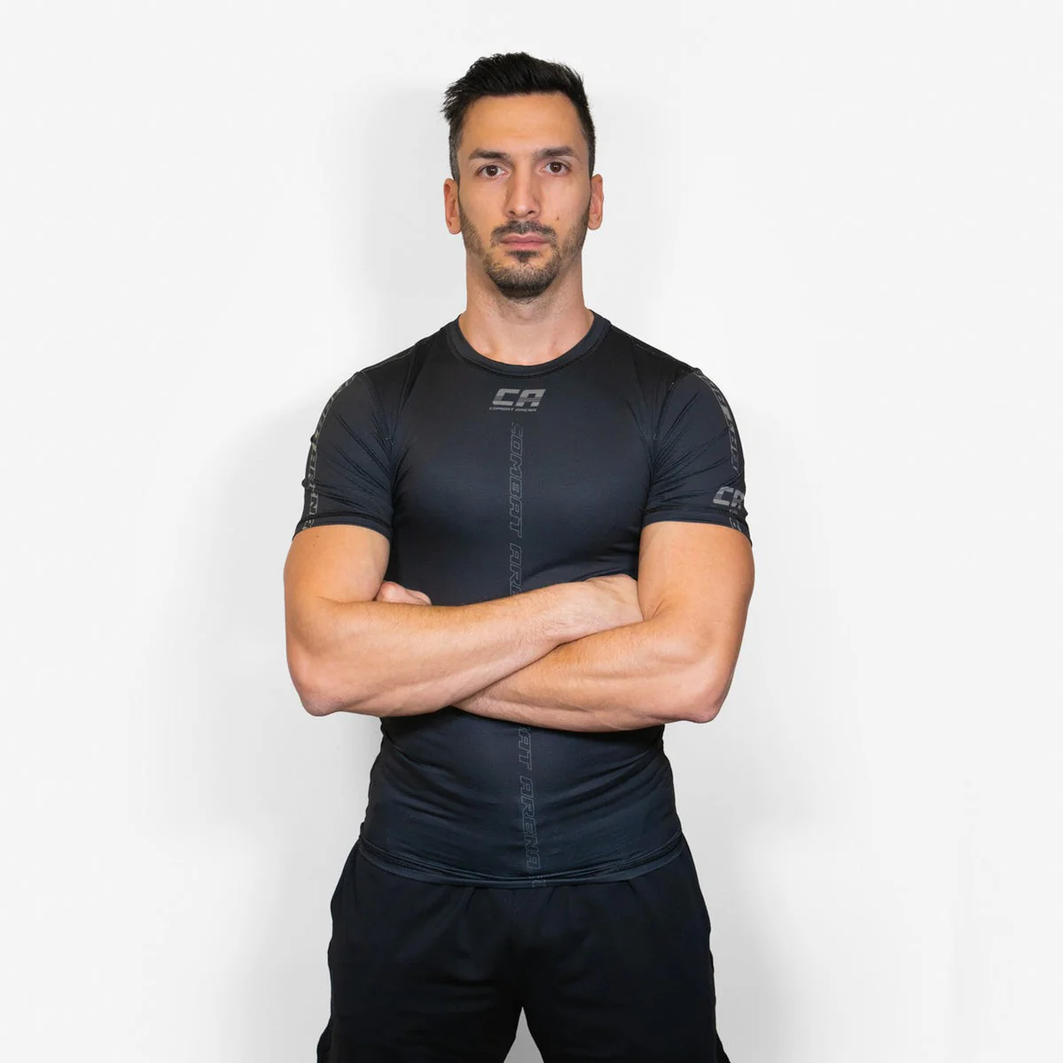 T-shirt compression Combat Arena Power short sleeve shirt - Image 3