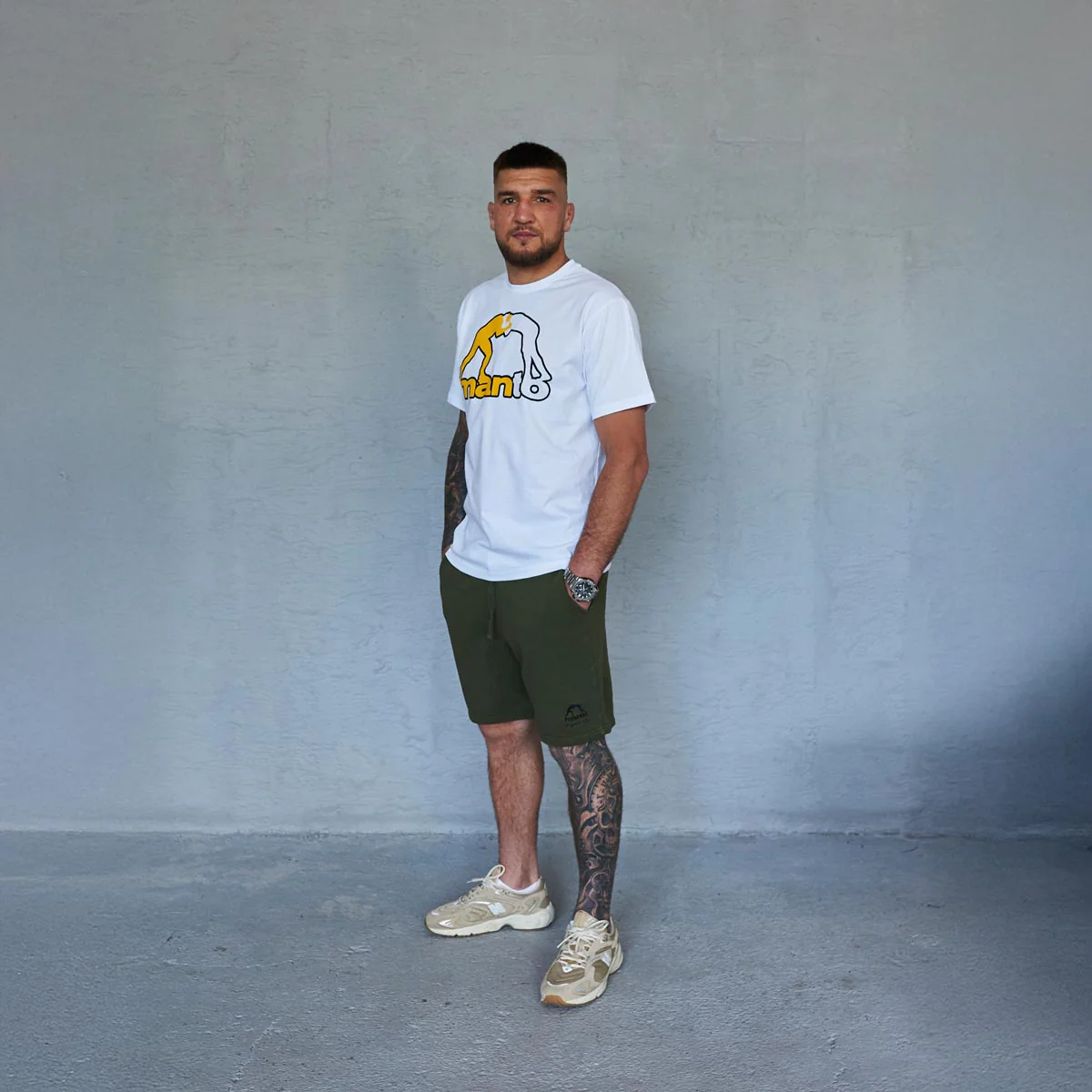 T-shirt Manto LOGO White - Image 2