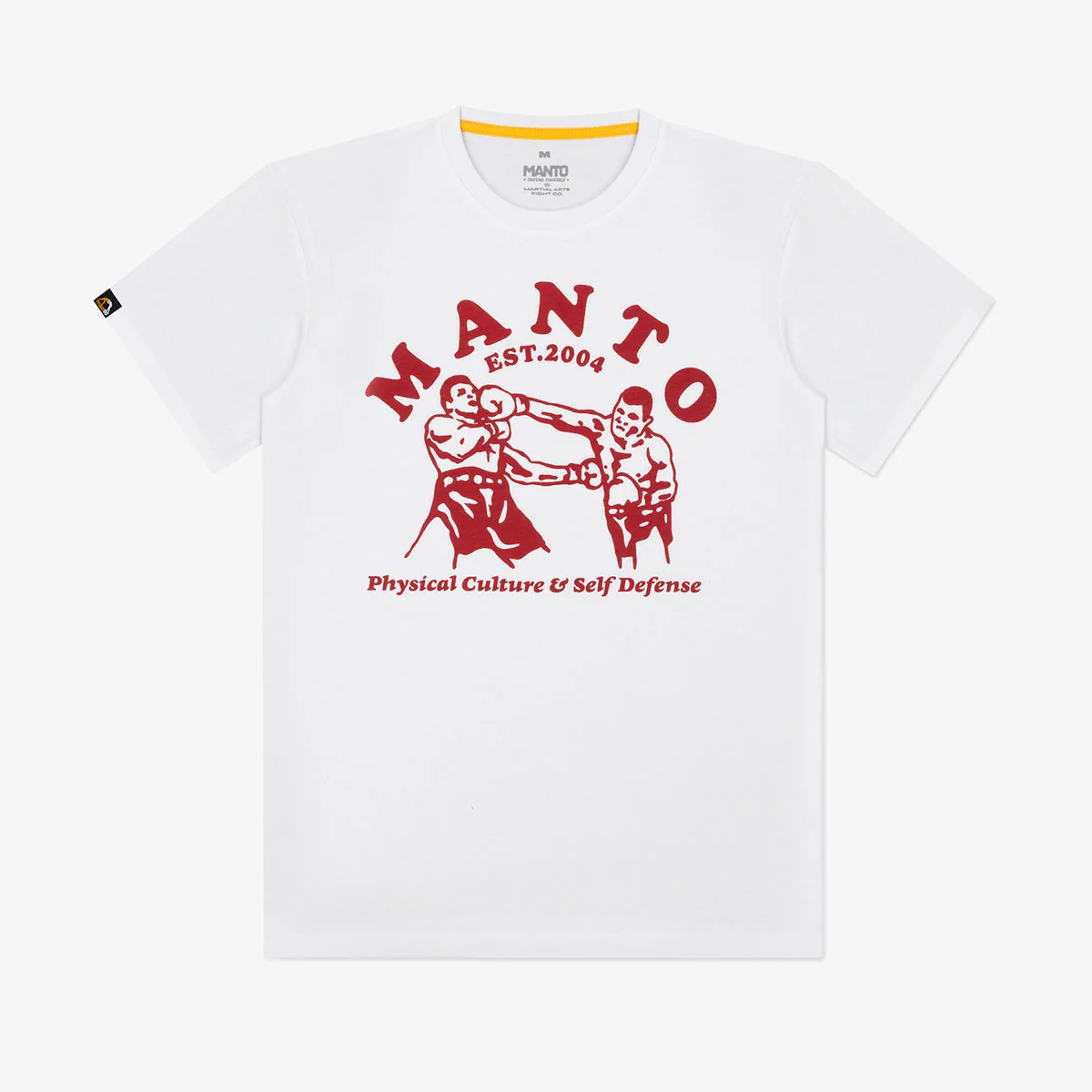 T-shirt Manto White Boxing