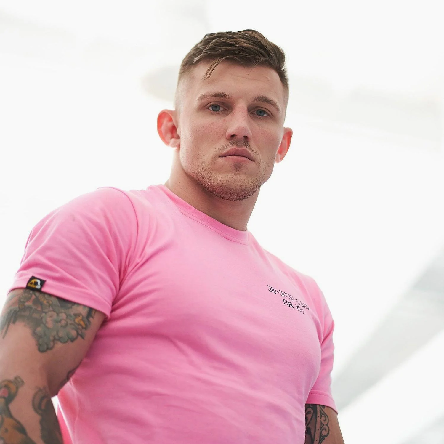 T-shirt Manto x KTOF Balaclava Pink  - Image 6
